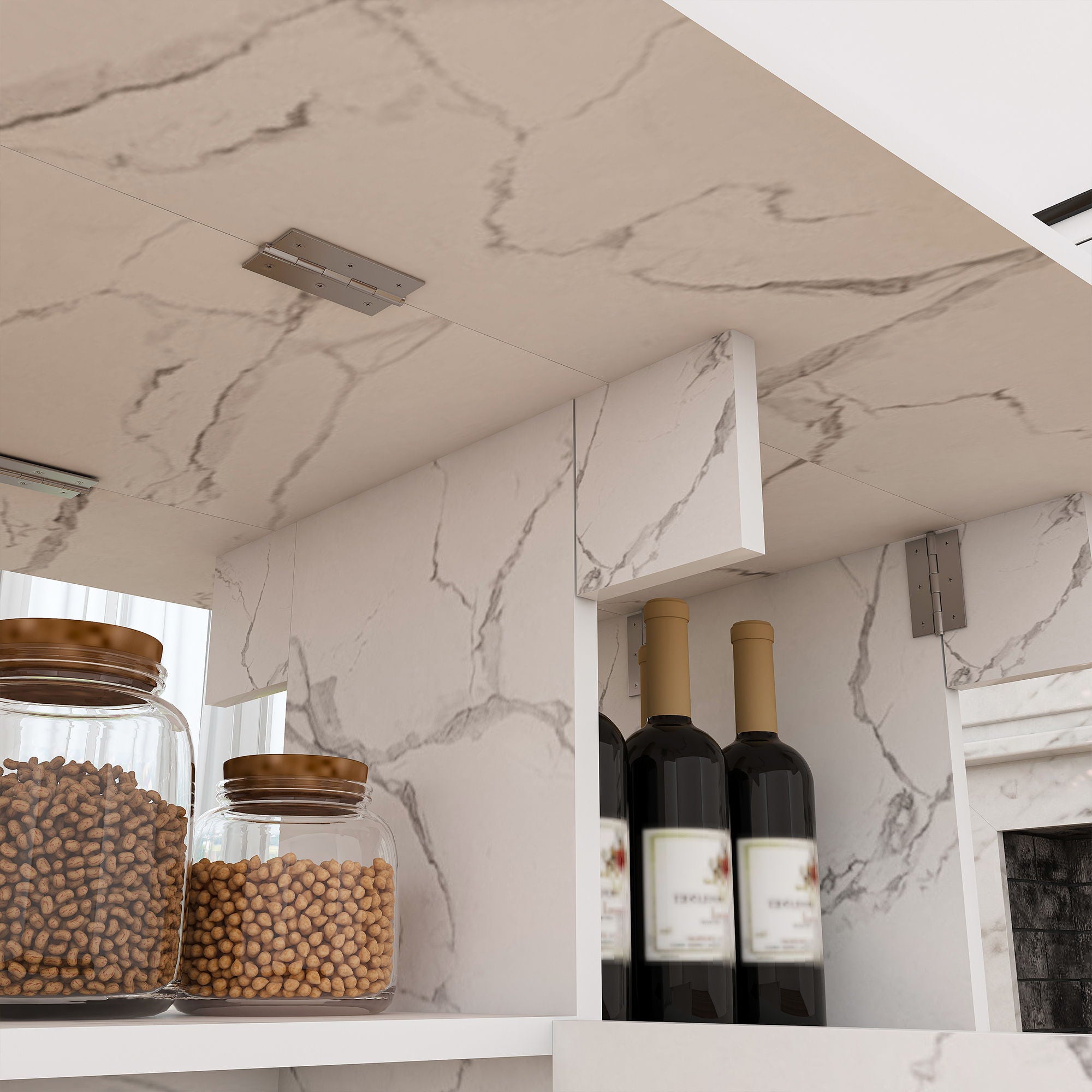 Multi Functional Folding Table With Storage Shelves And Wheels