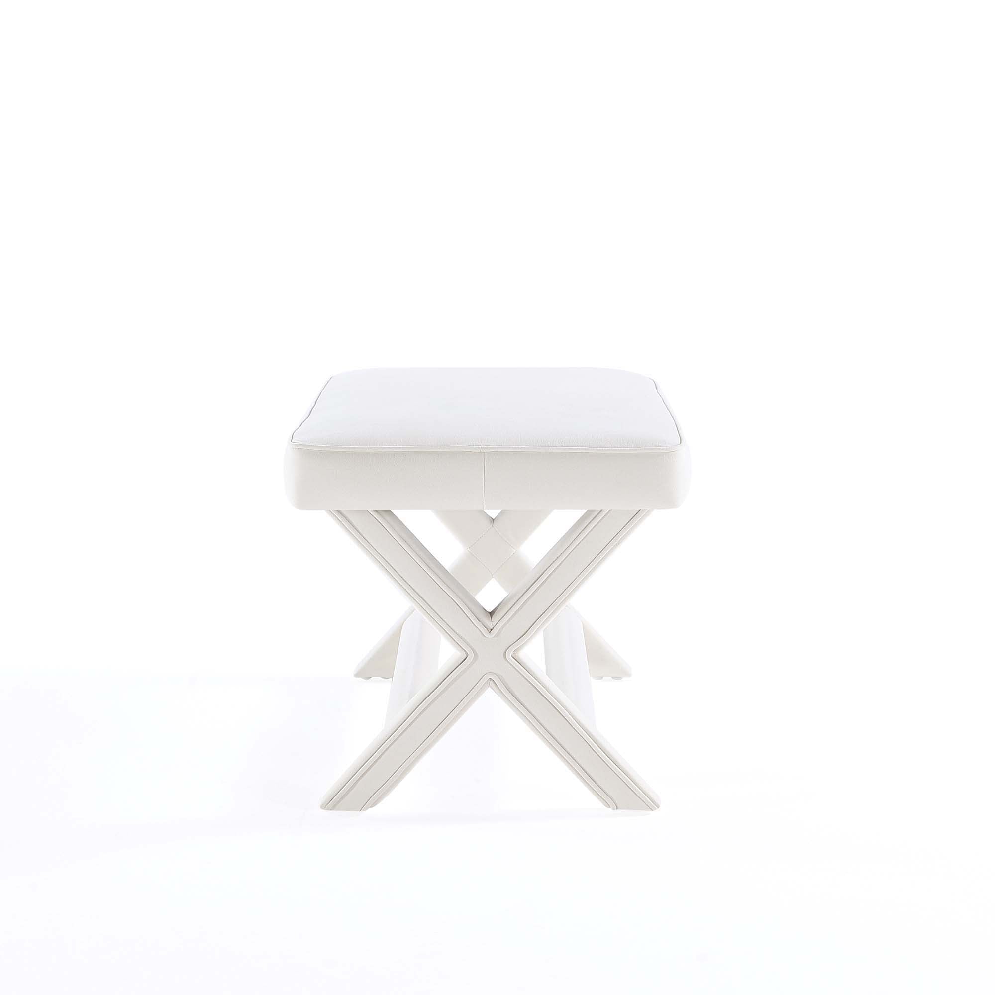 Abigail - Accent Bench With Piped Cushion