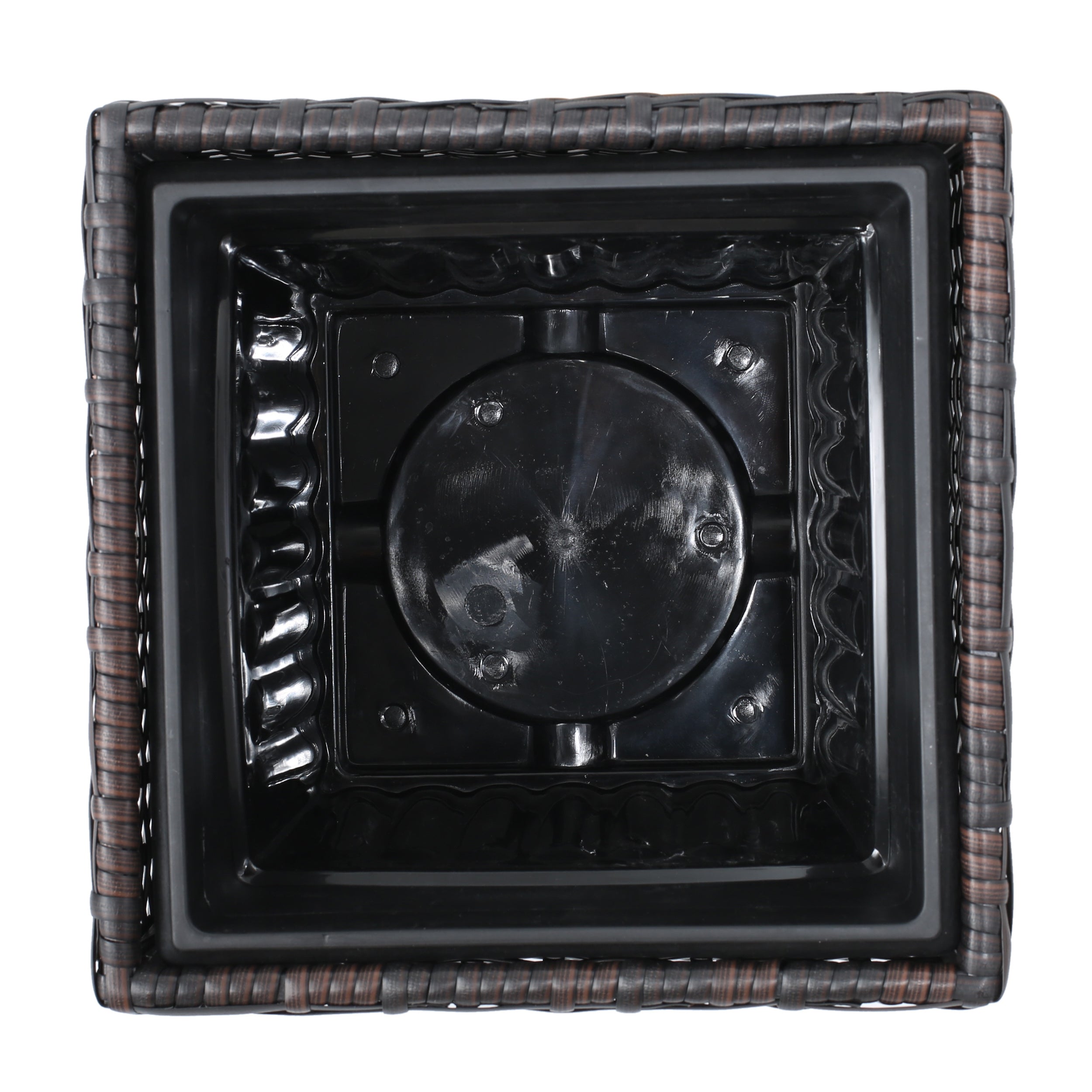 Rattan Flower Pot - Brown