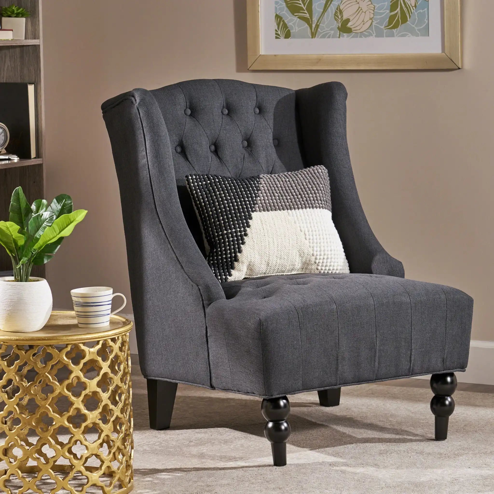 Toddman - Hi - Back Club Chair With Elegant Design
