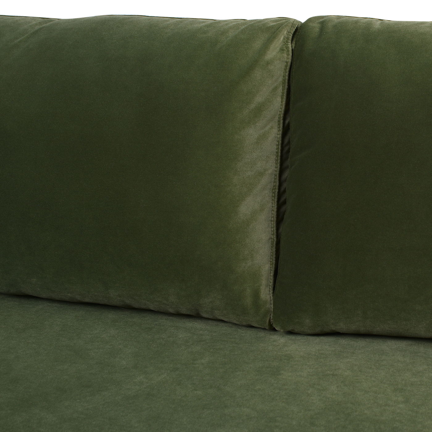 Nicholi - Mid-Century Modern Sofa - Olive Green - Best Buy Furniture
