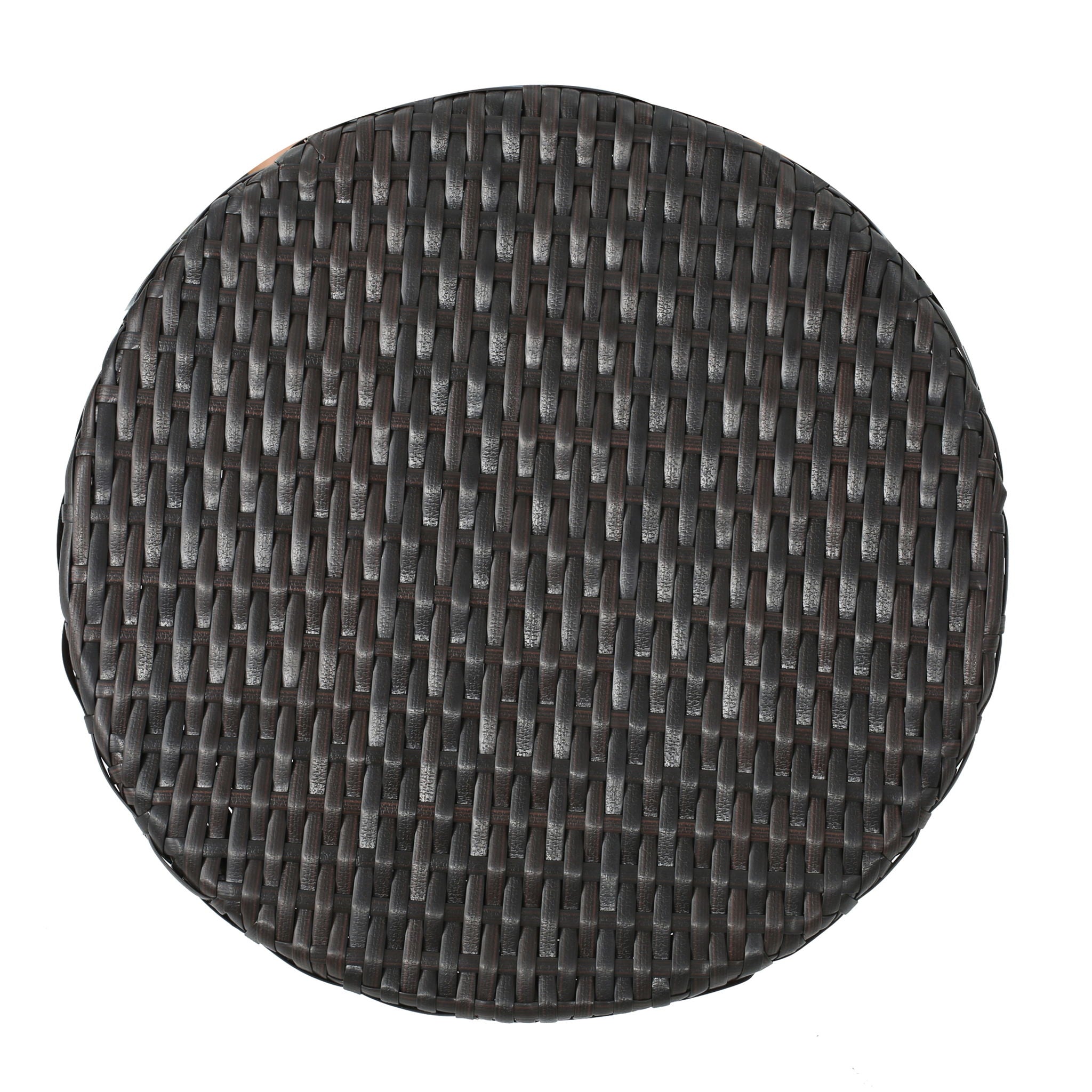 Highest Quality Wicker Hourglass Shaped Side Table - Brown Multi