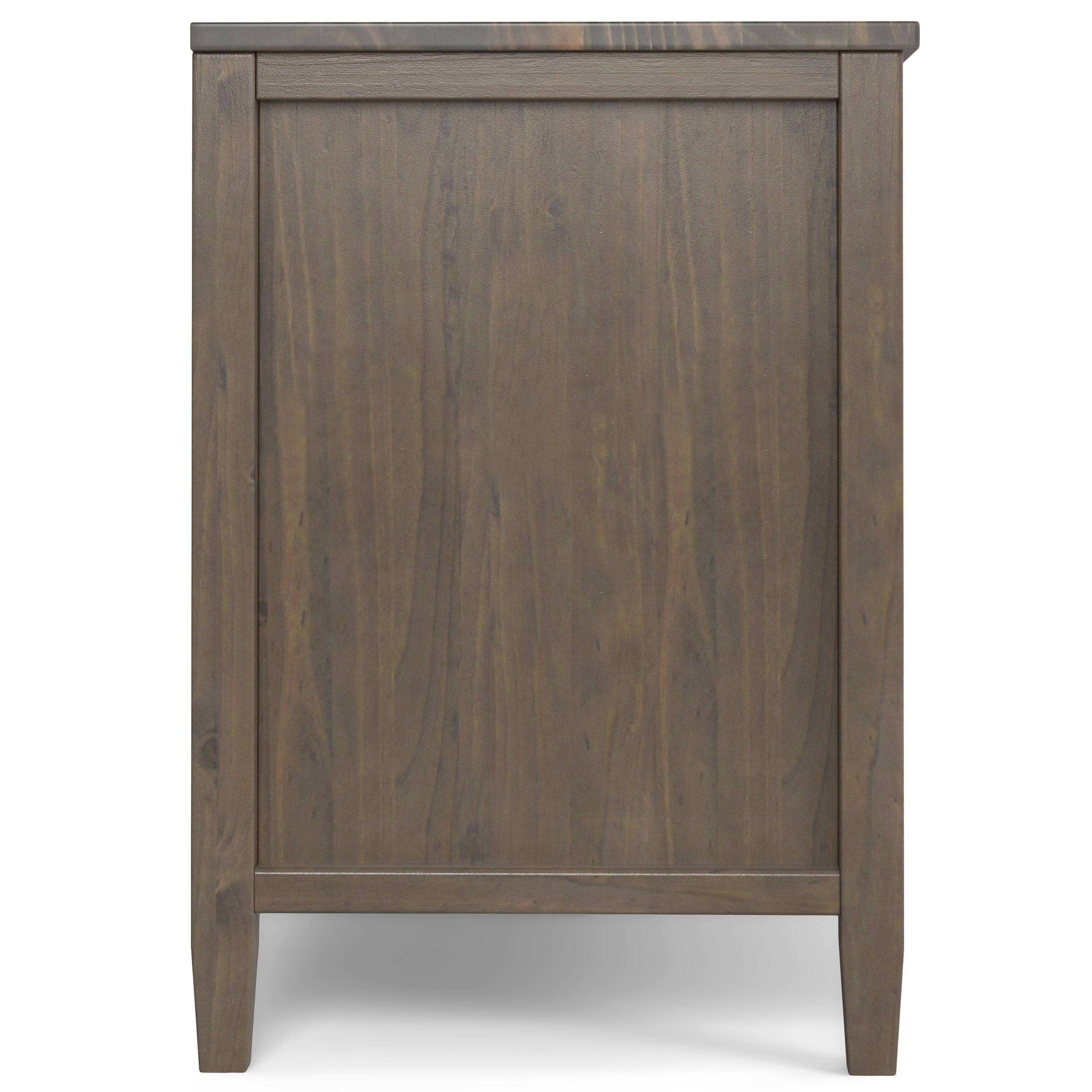 Ela - TV Media Stand - Smoky Brown - Best Buy Furniture
