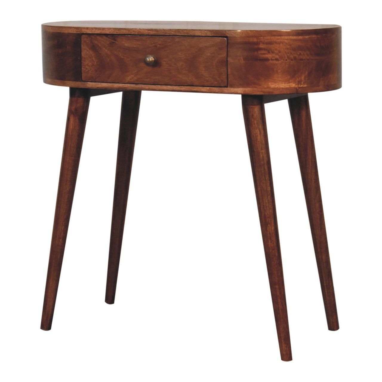 Rounded Wood Table - Best Buy Furniture