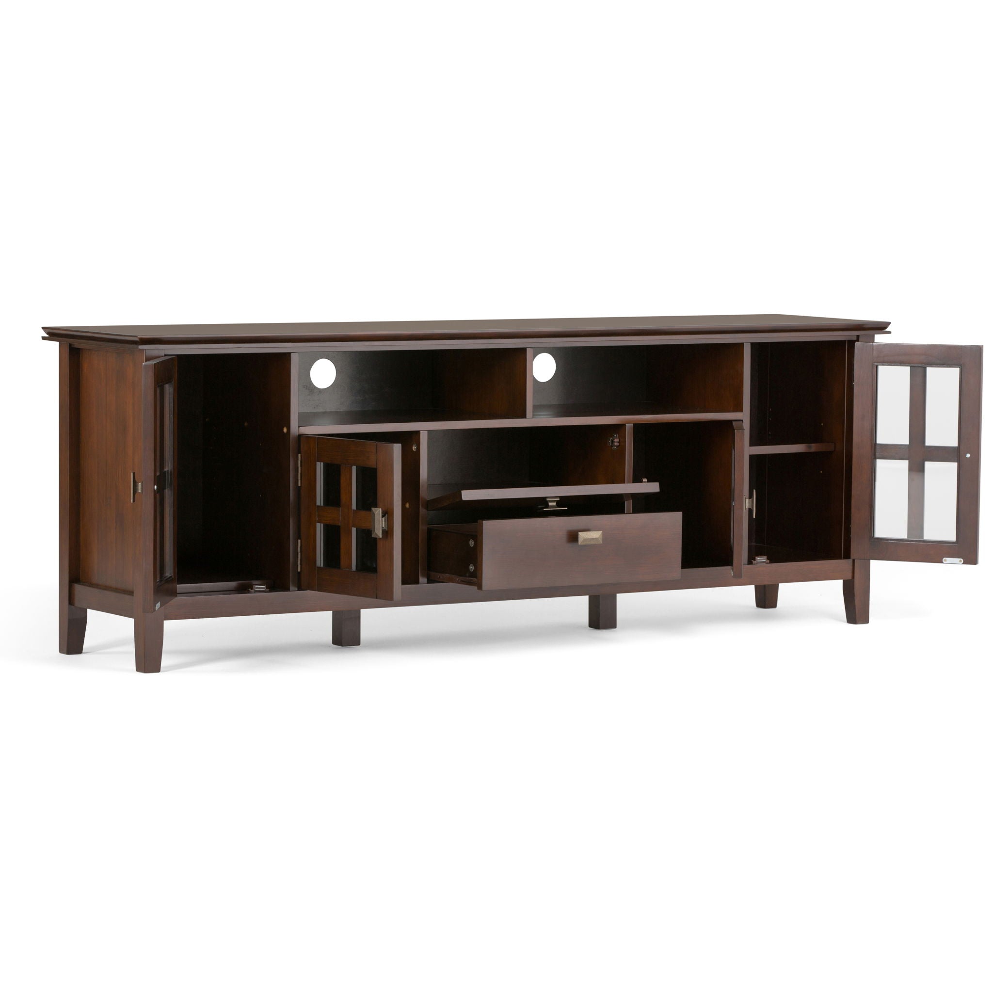 Artisan - TV Media Stand - Russet Brown - Best Buy Furniture