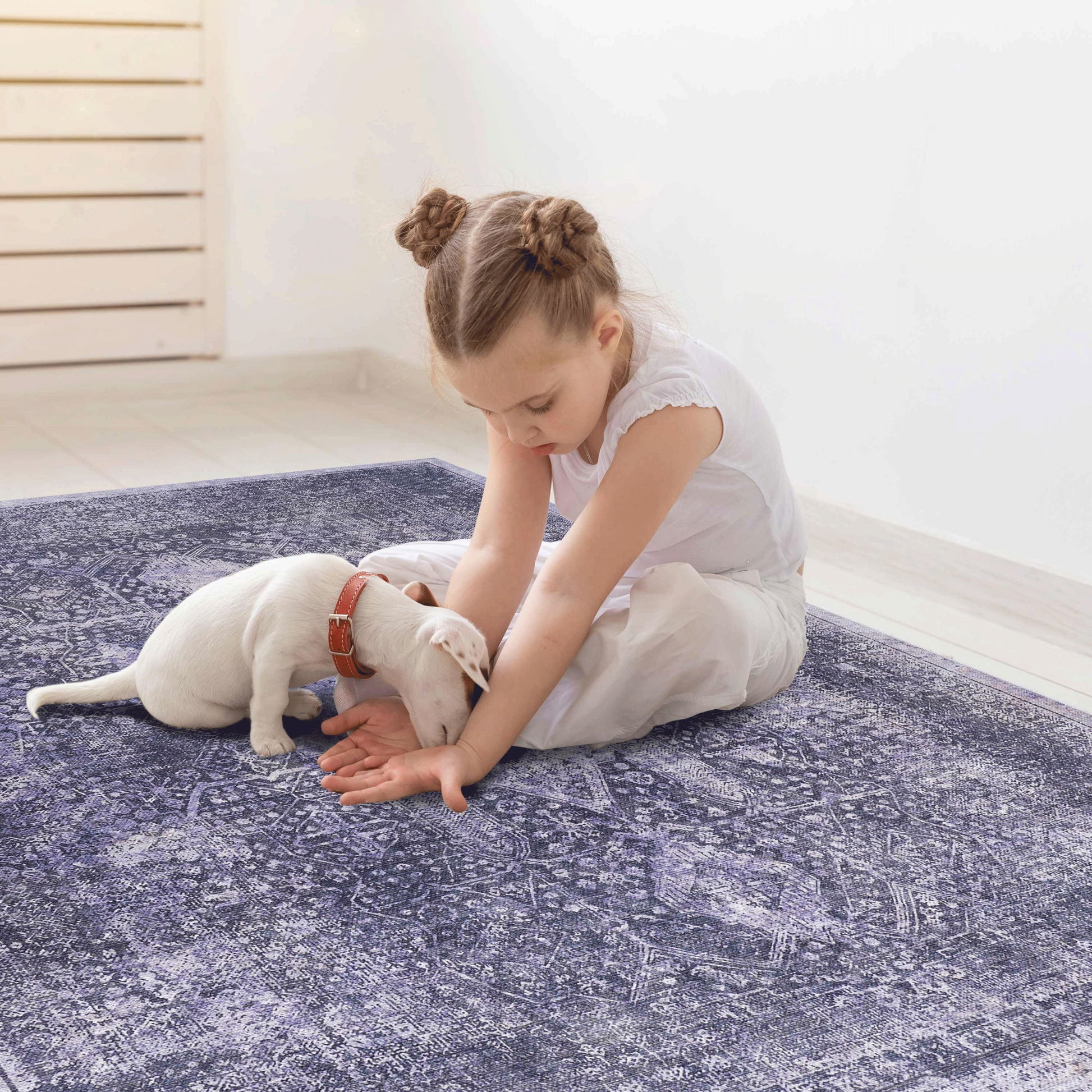 Maval - 2'6'' X 10' Washable Runner Rug - Anthracite - Best Buy Furniture