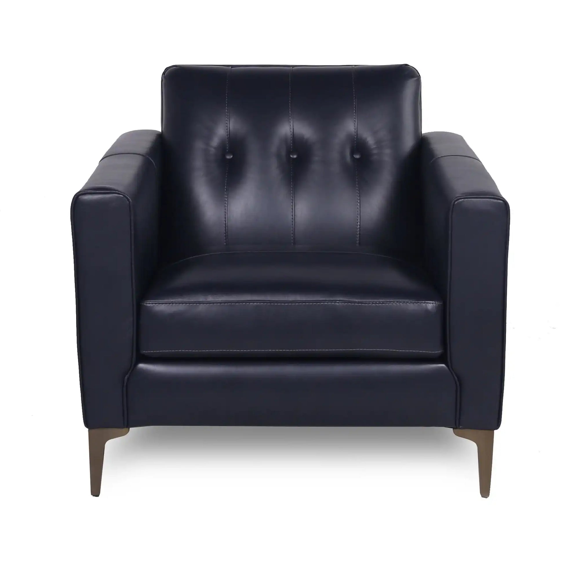Mid-Century, Tufted Leather Chair - Best Buy Furniture