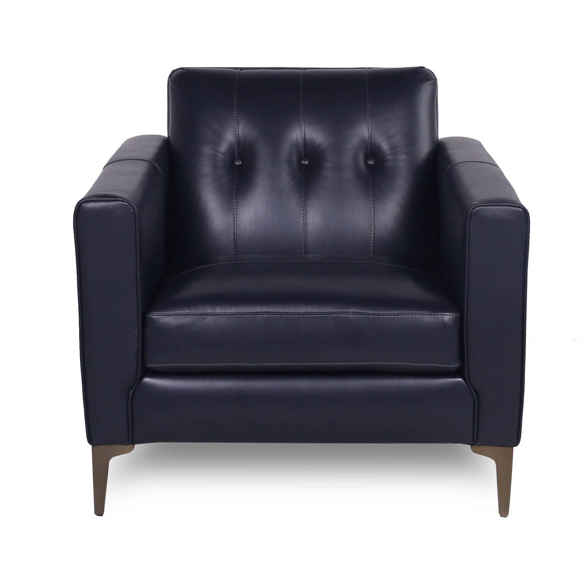 Mid-Century, Tufted Leather Chair - Best Buy Furniture