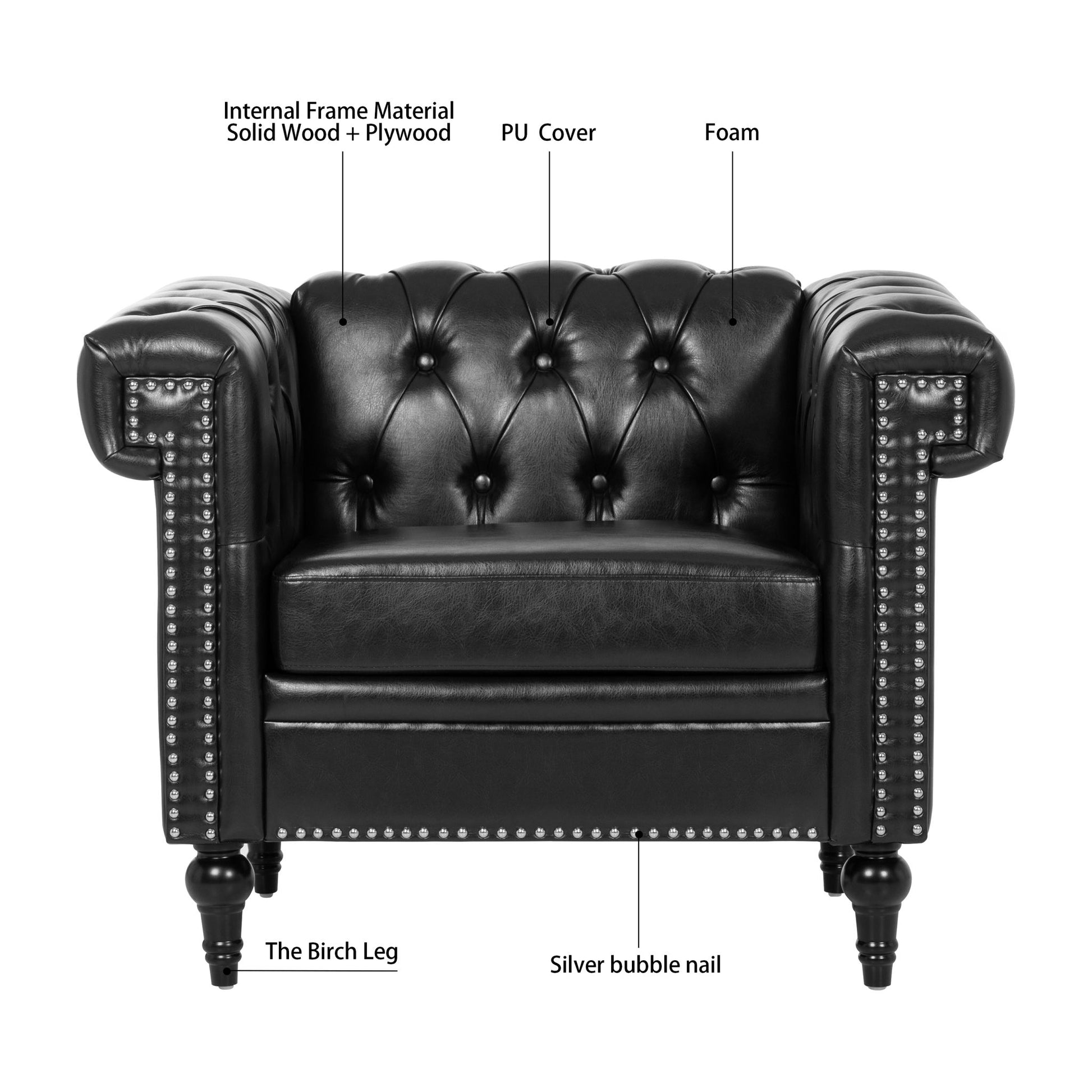 1 Seater Sofa Living Room - Best Buy Furniture