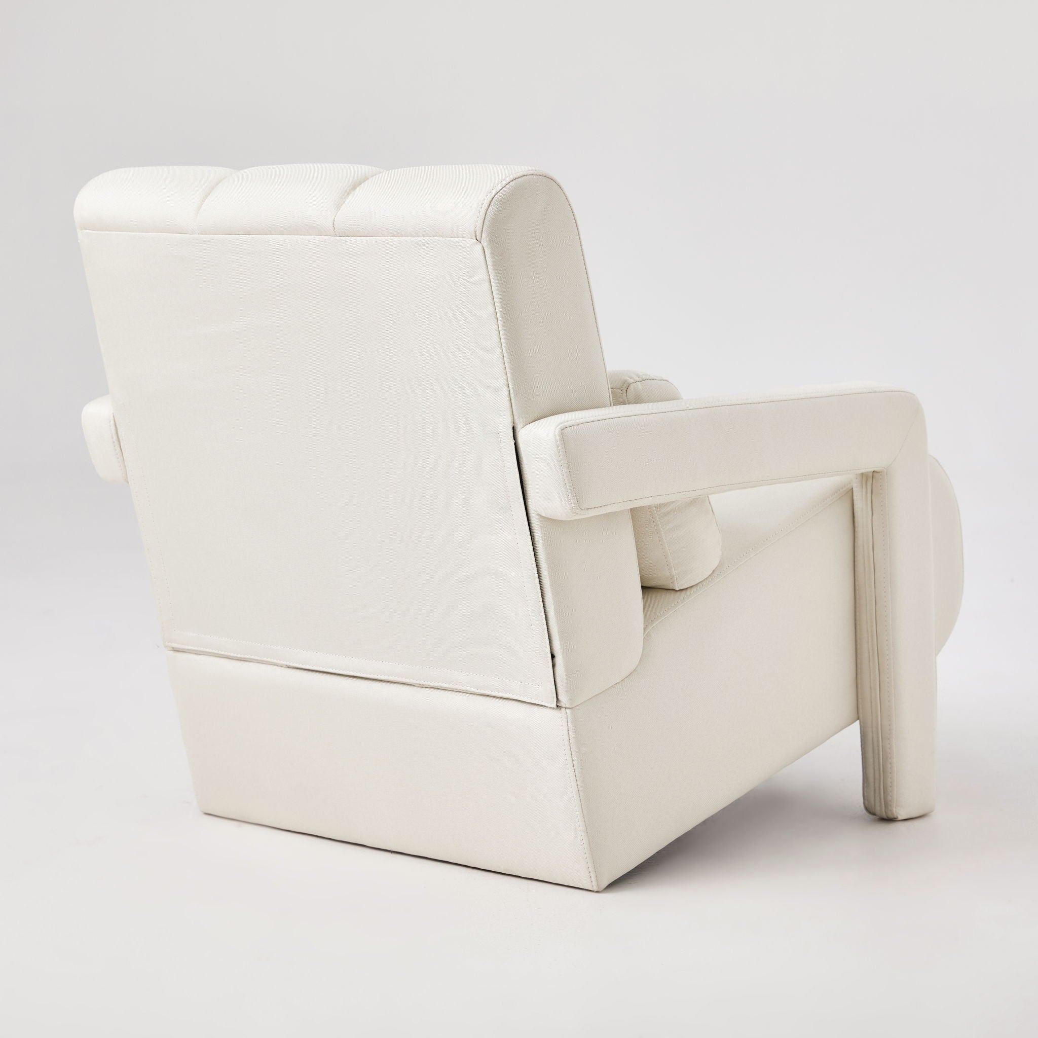 Modern Upholstered Accent Chair, Comfortable Linen Fabric With A Pillow For Living Room