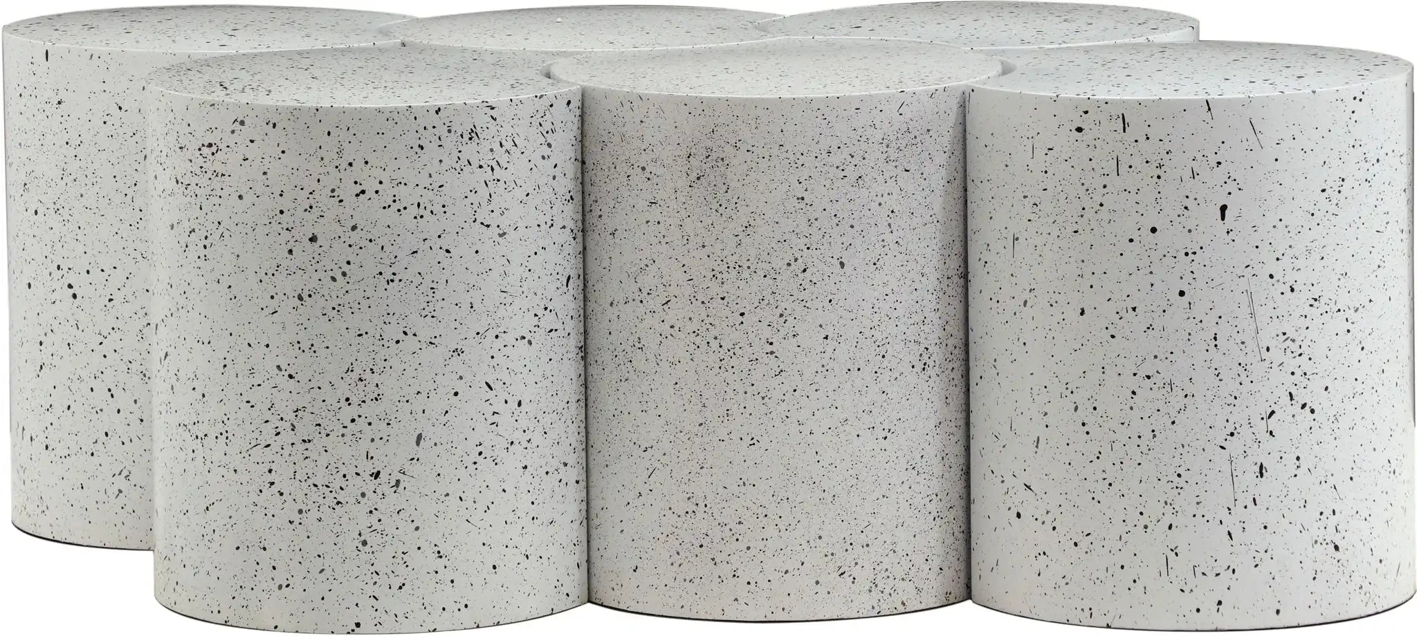 Dimple - 6 Piece Modular Coffee Table - Terazzo Finish
