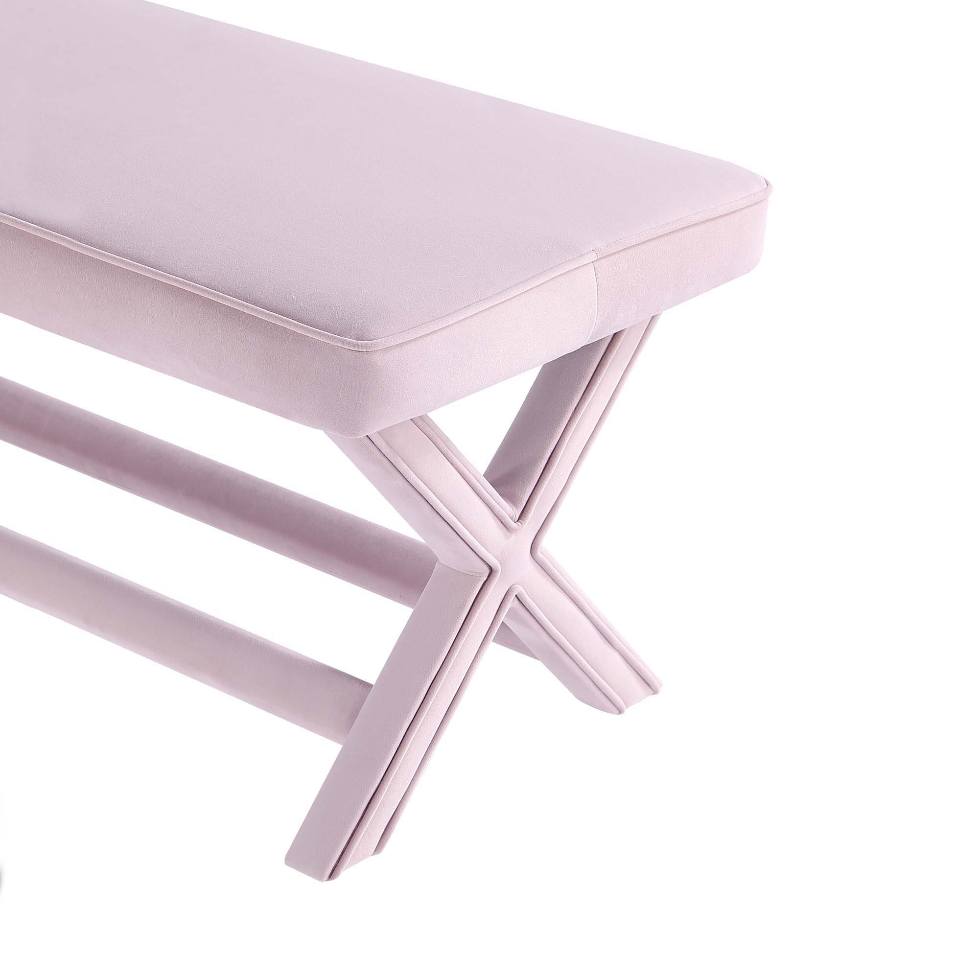 Abigail - Accent Bench With Piped Cushion