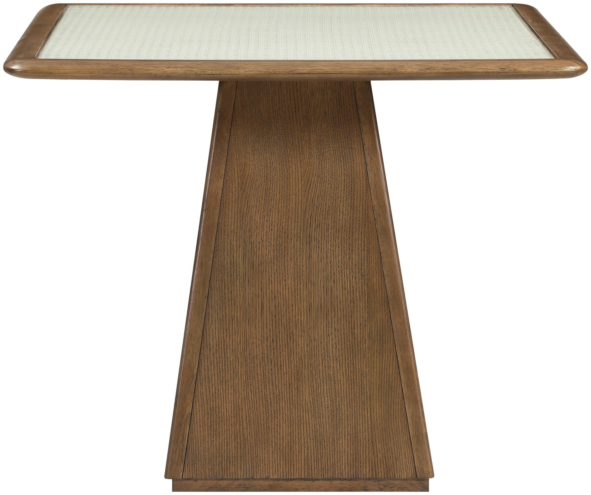 Atrium - Glass Top And Wood Base Dining Table