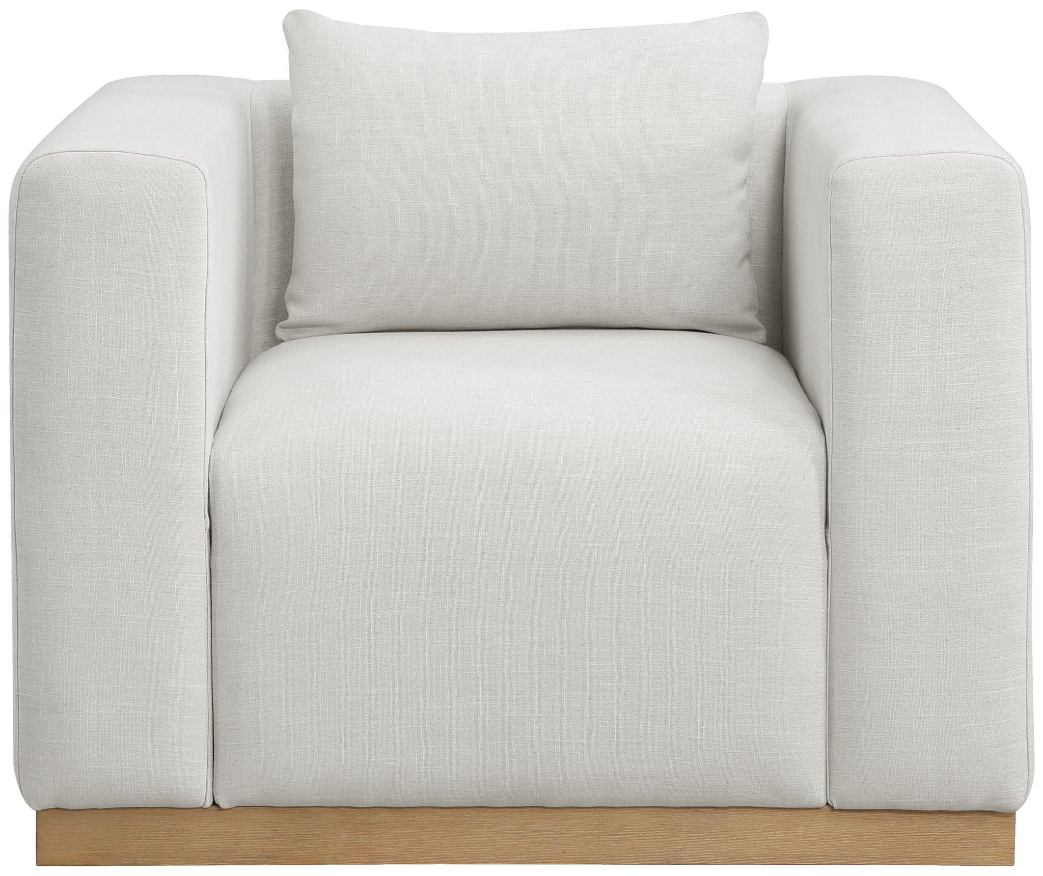 Alfie - Linen Textured Fabic Chair