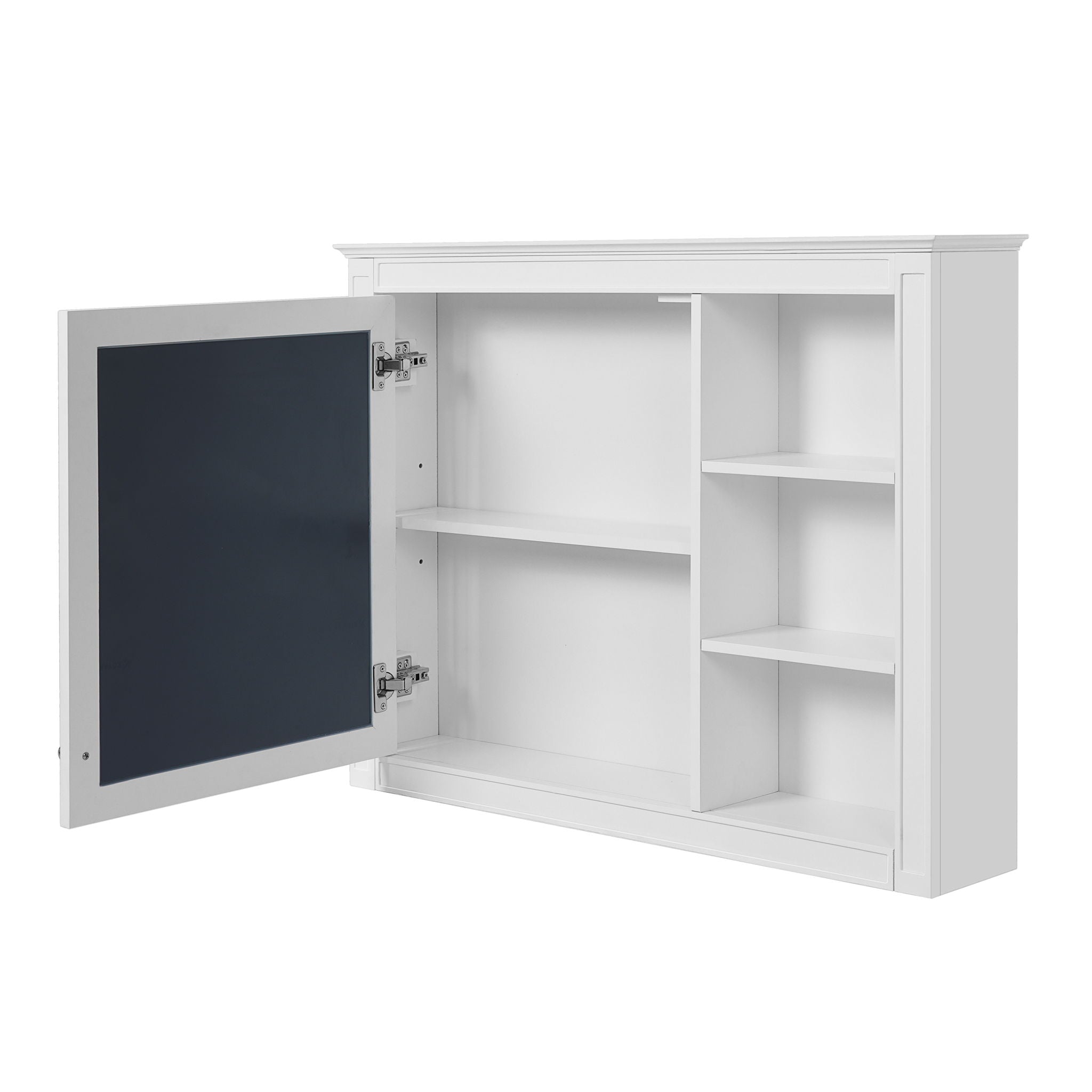 Modern Wall-Mounted Medicine Cabinet With Mirror, Adjustable Shelf
