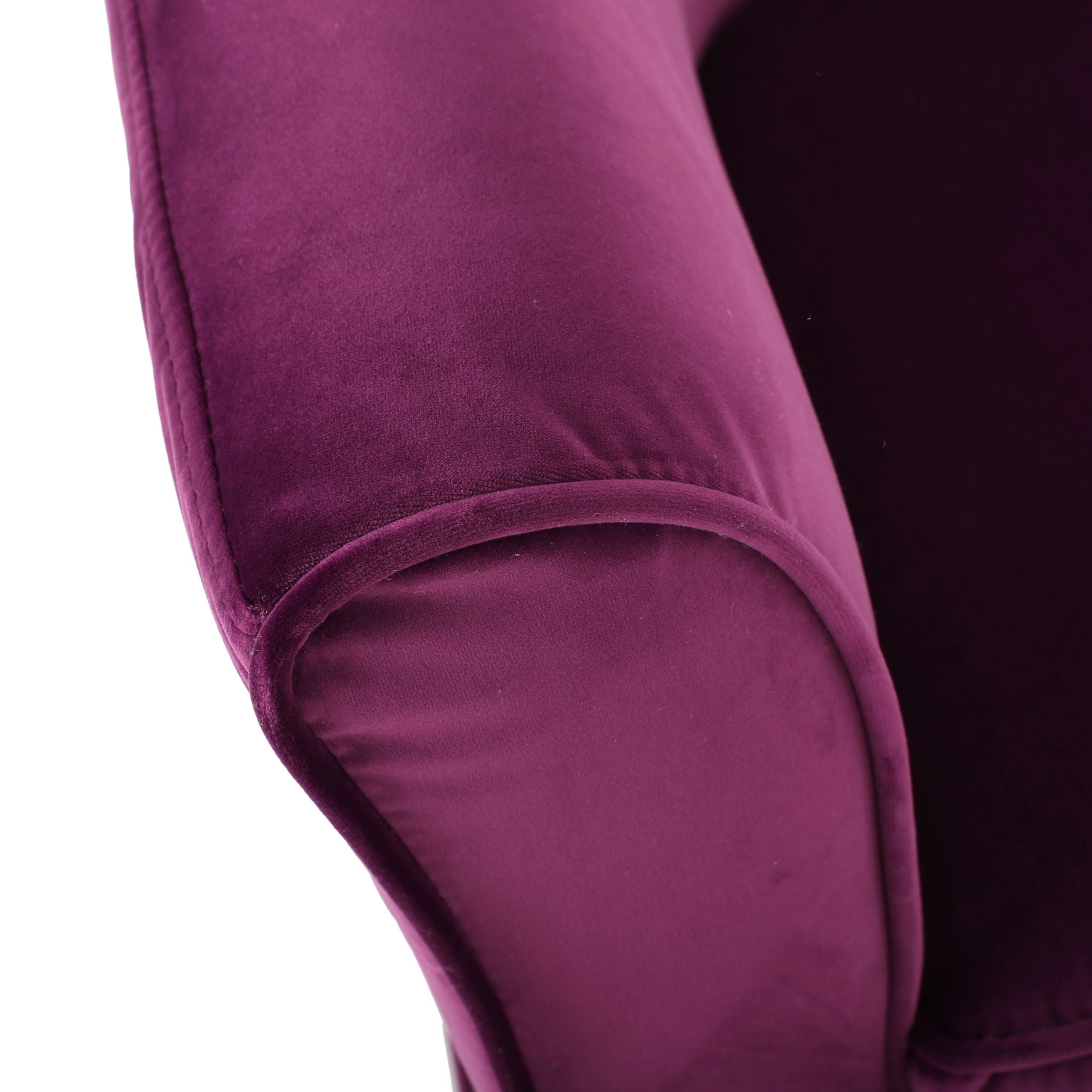 Glitter - Upholstered Swivel Chair With Loose Cover And Curved Back