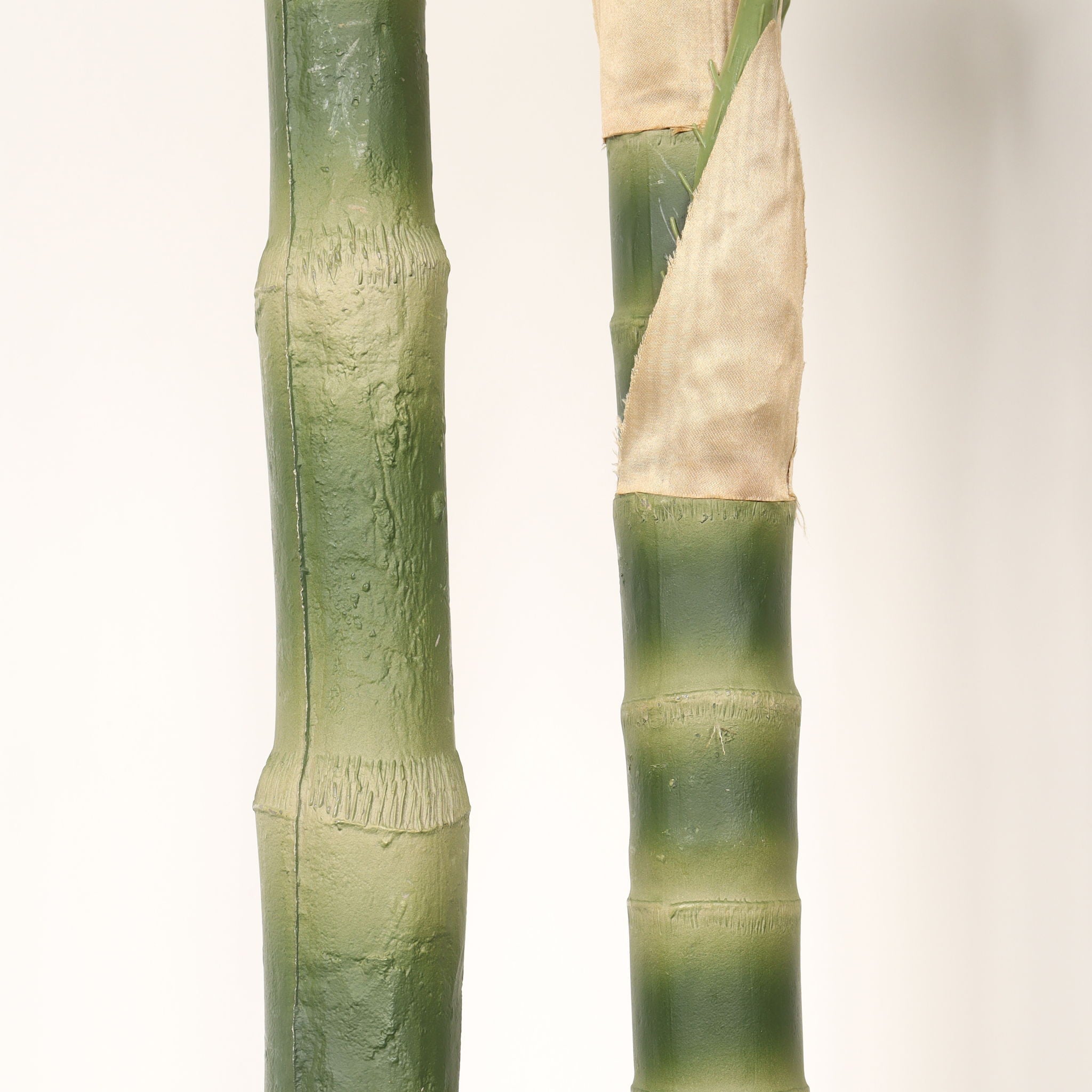 6Ft Golden Cane Artificial Palm Tree With Plastic Pot, Tropical Faux Palm, Indoor / Outdoor Decoration - Green Leaves