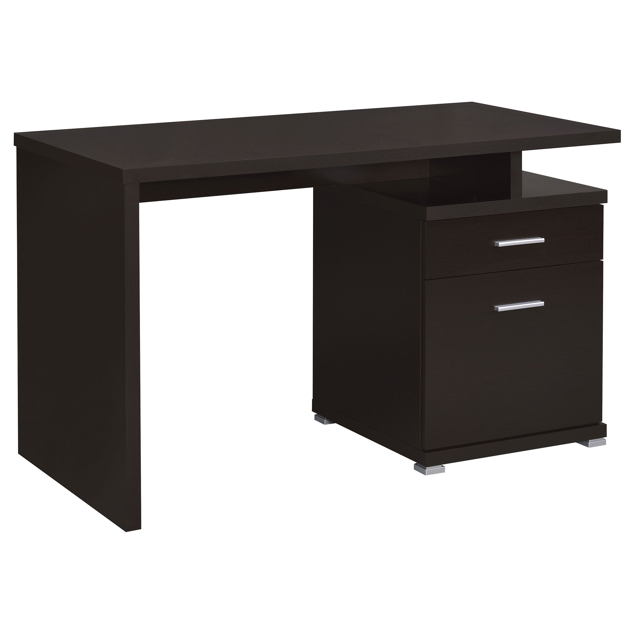 Irving 47-inch 2-drawer Office Computer Desk Cappuccino-CoasterEveryday