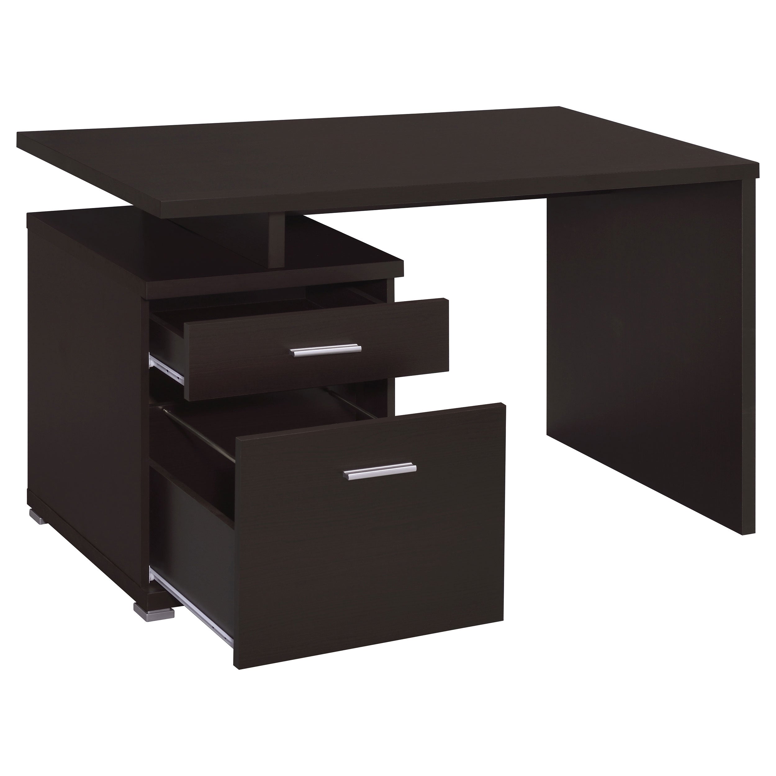 Irving 47-inch 2-drawer Office Computer Desk Cappuccino-CoasterEveryday