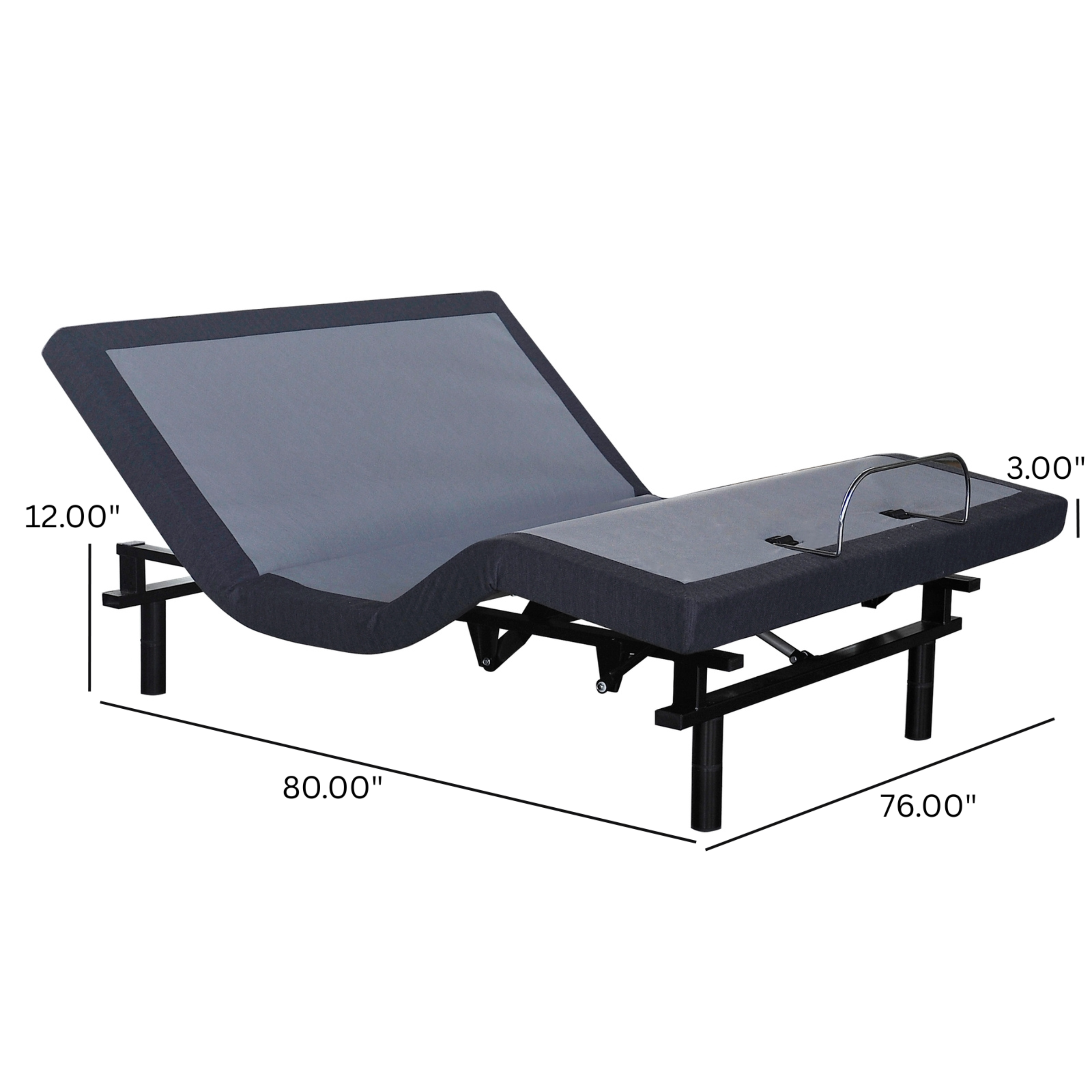 Bed Tech 2000 King Adjustable Bed Base With Full-Range Positions Adjustment