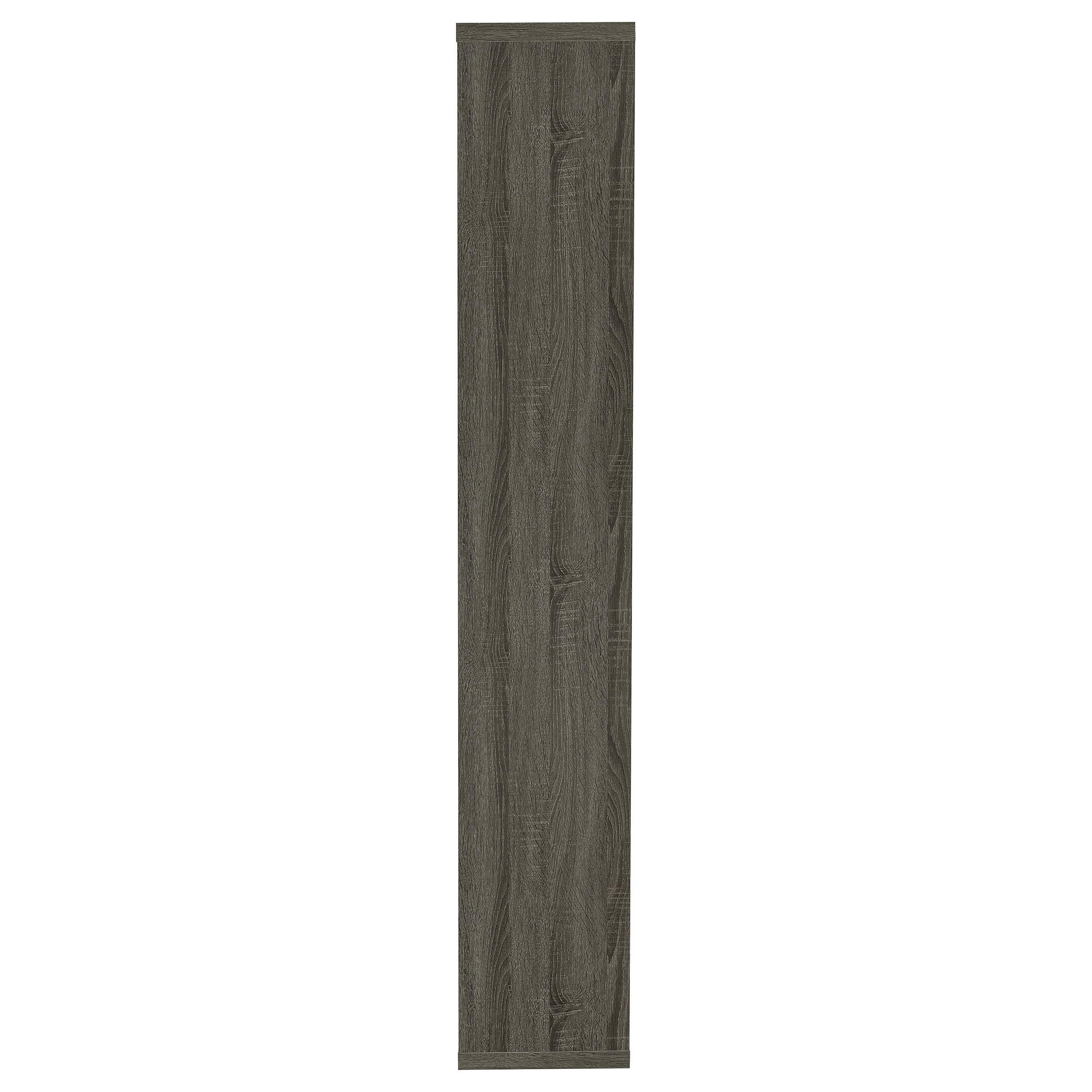 Theo 71-inch 6-shelf Bookshelf Weathered Grey-CoasterEveryday