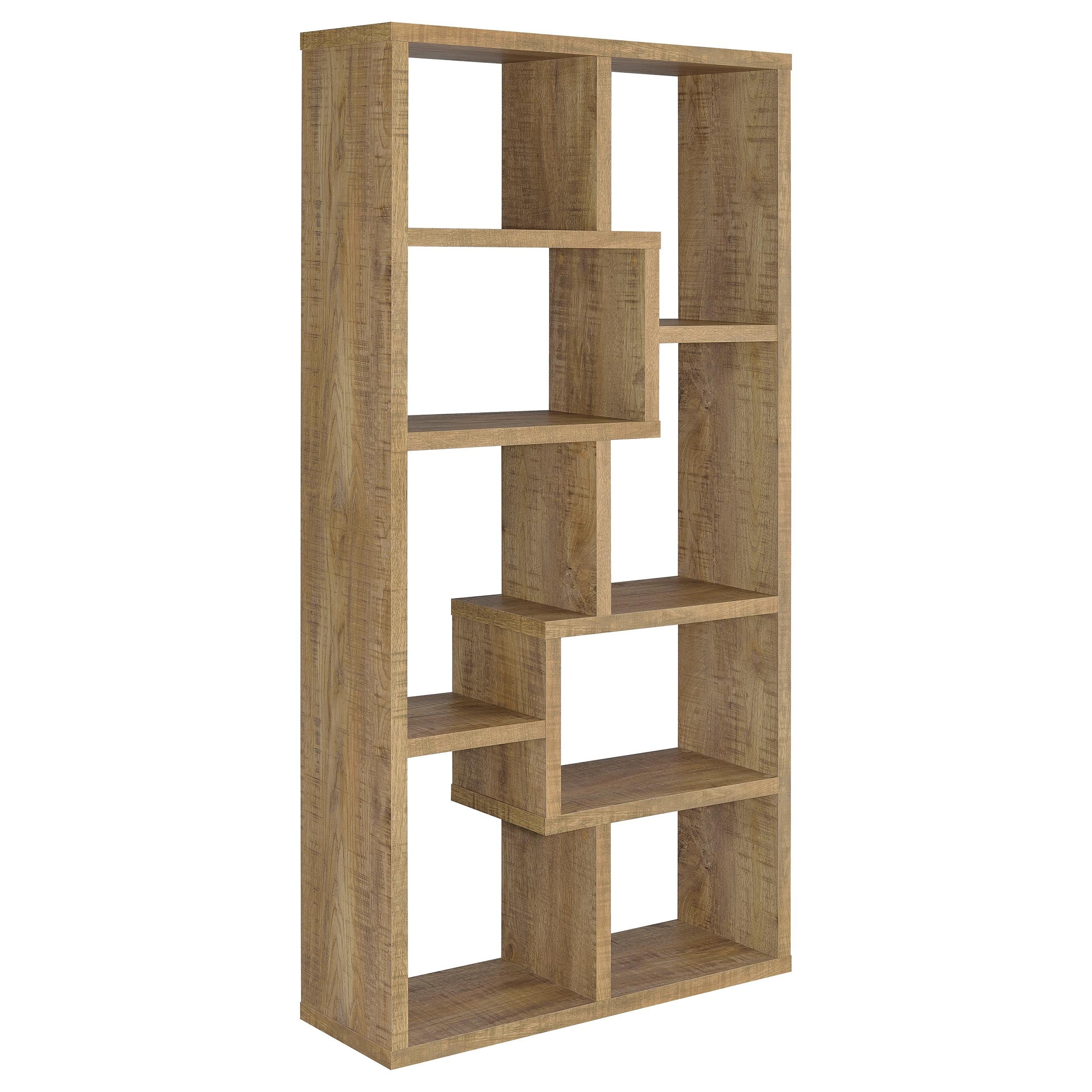Theo 71-inch 6-shelf Bookshelf Mango-