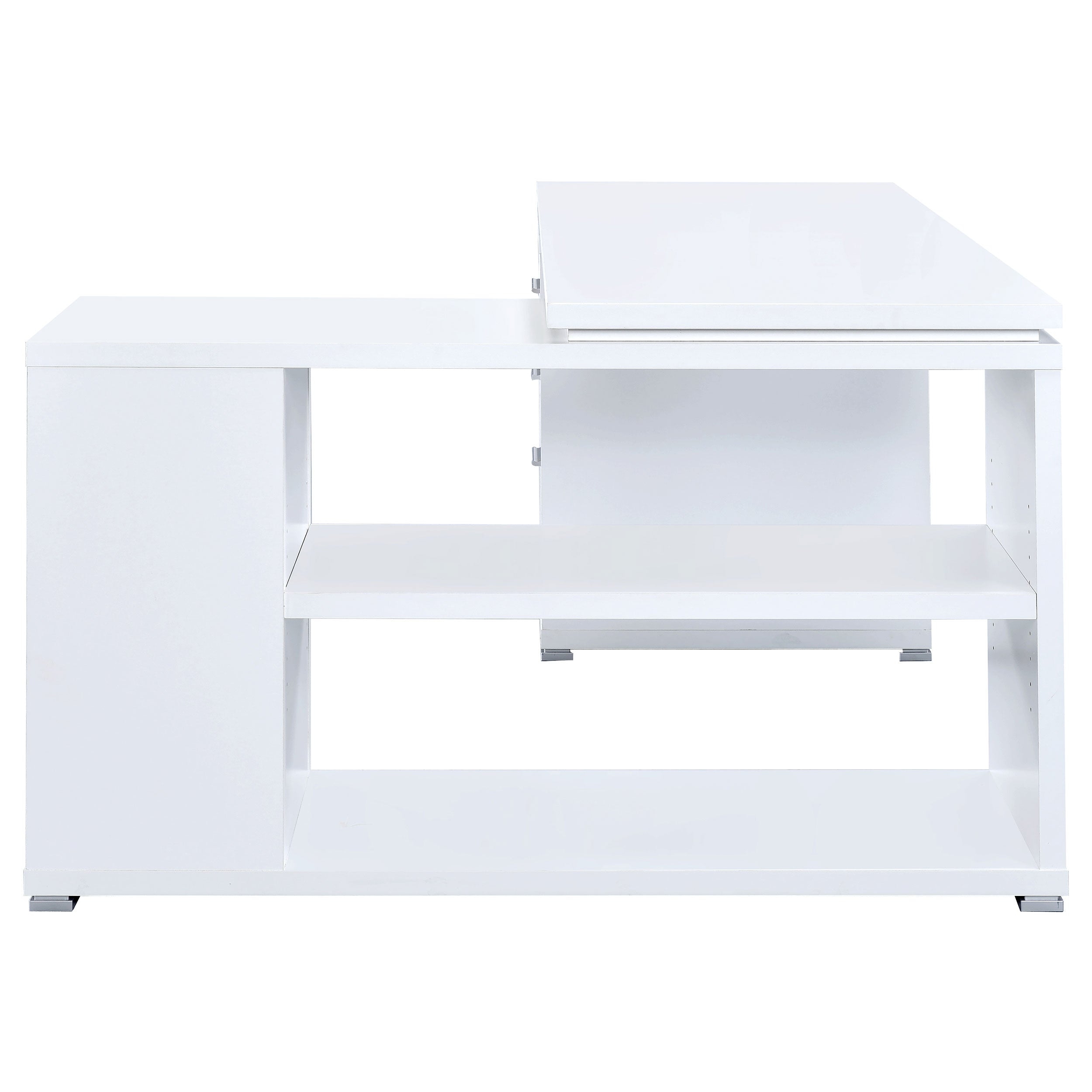 Yvette 60-inch 3-drawer L-Shape Computer Desk White-CoasterEveryday