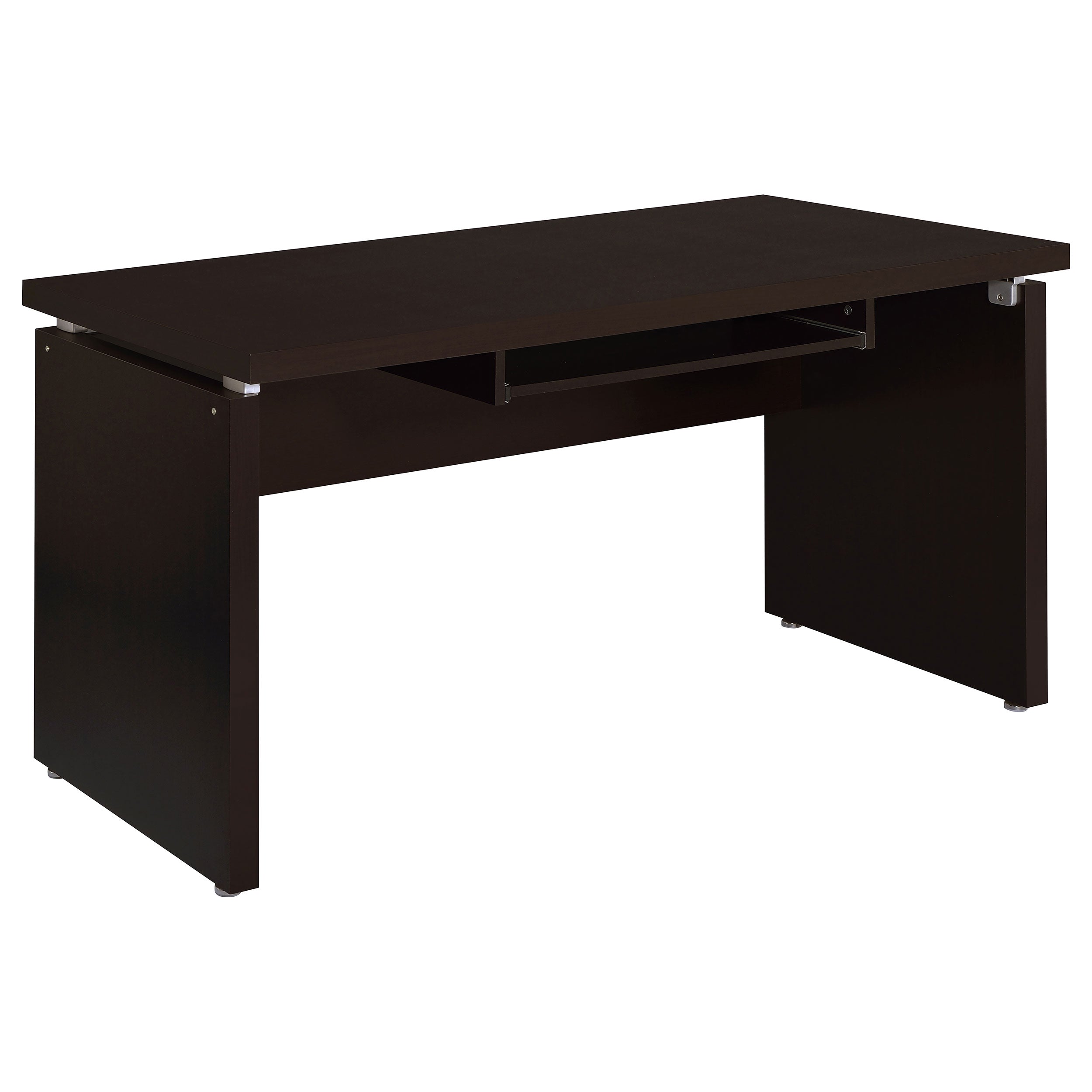 Skylar L-Shape Desk with Mobile File Cabinet Cappuccino-CoasterEveryday