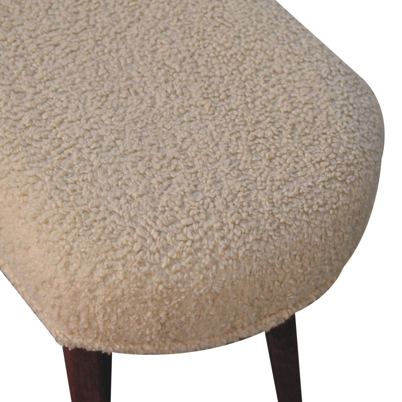 Boucle Nordic Bench - Honey Caramel