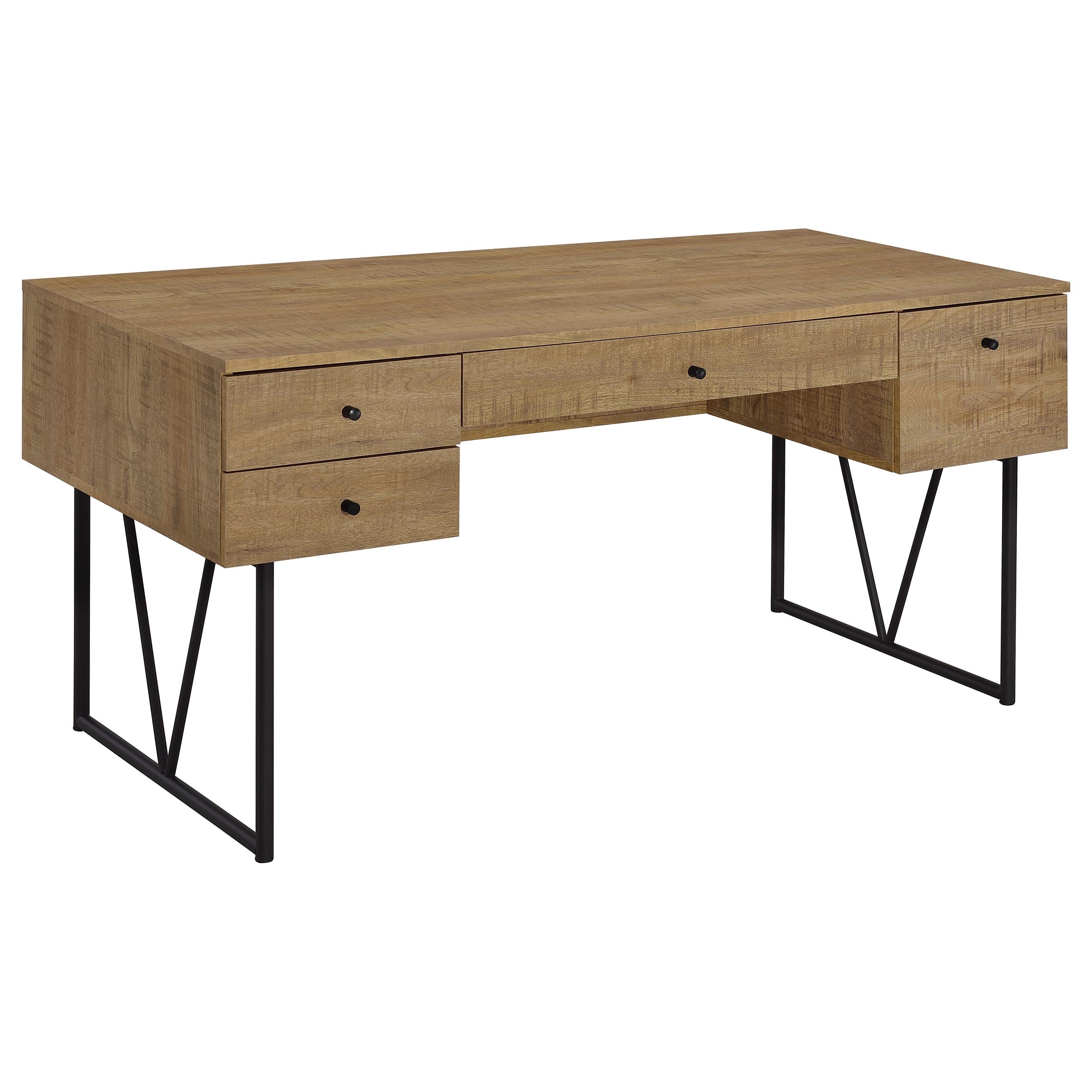 Analiese 63-inch 4-drawer Writing Desk Mango-