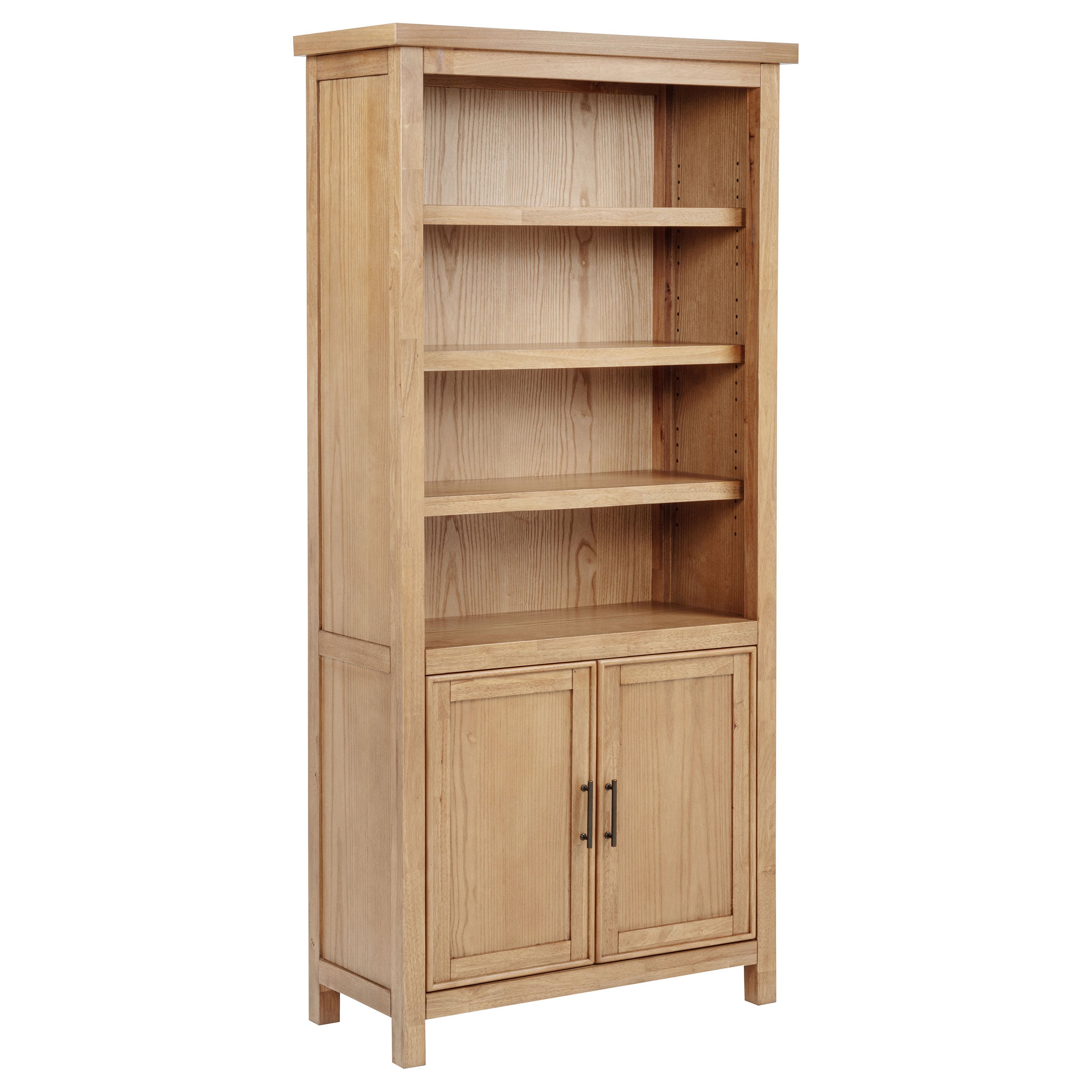 Vermes 72-inch 2-door Home Office Cabinet Bookcase Light Ash-