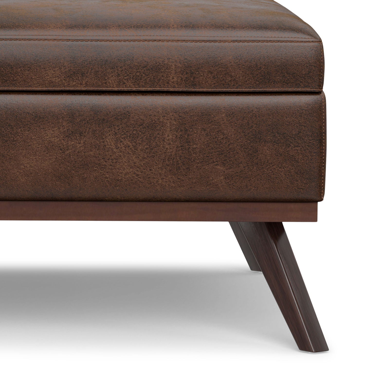 Owen - Multifunctional Square Coffee Table Storage Ottoman - Best Buy Furniture