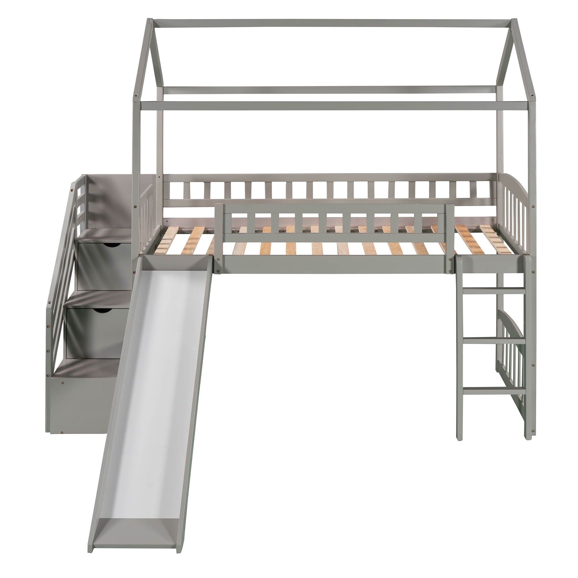 House Bed With 2 Drawers And Slide