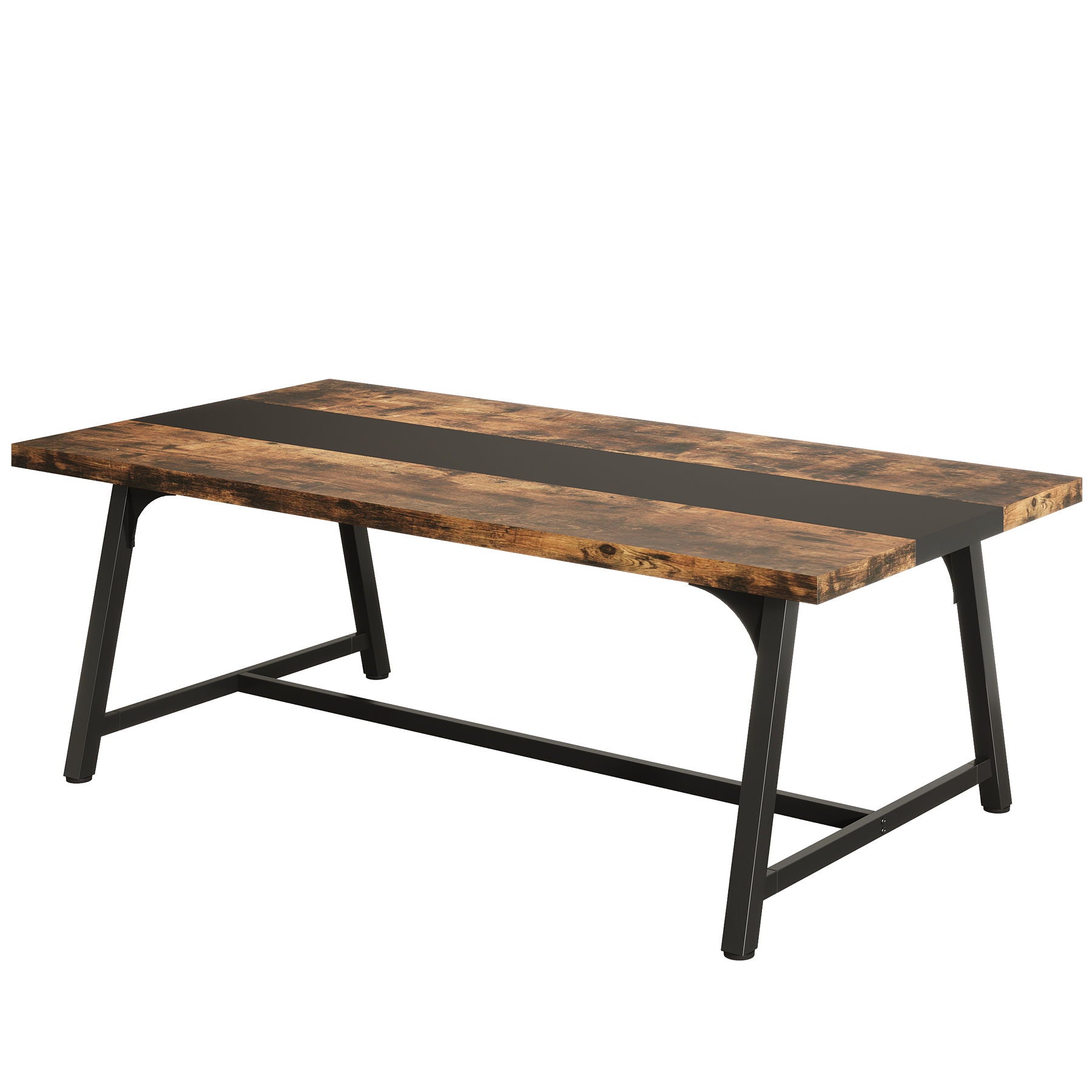 Modern Rectangular Conference Table For 6 - 8 People, Office Executive Desk