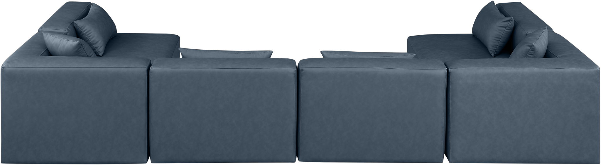 Cube - 6 Piece Modular Armless Sectional