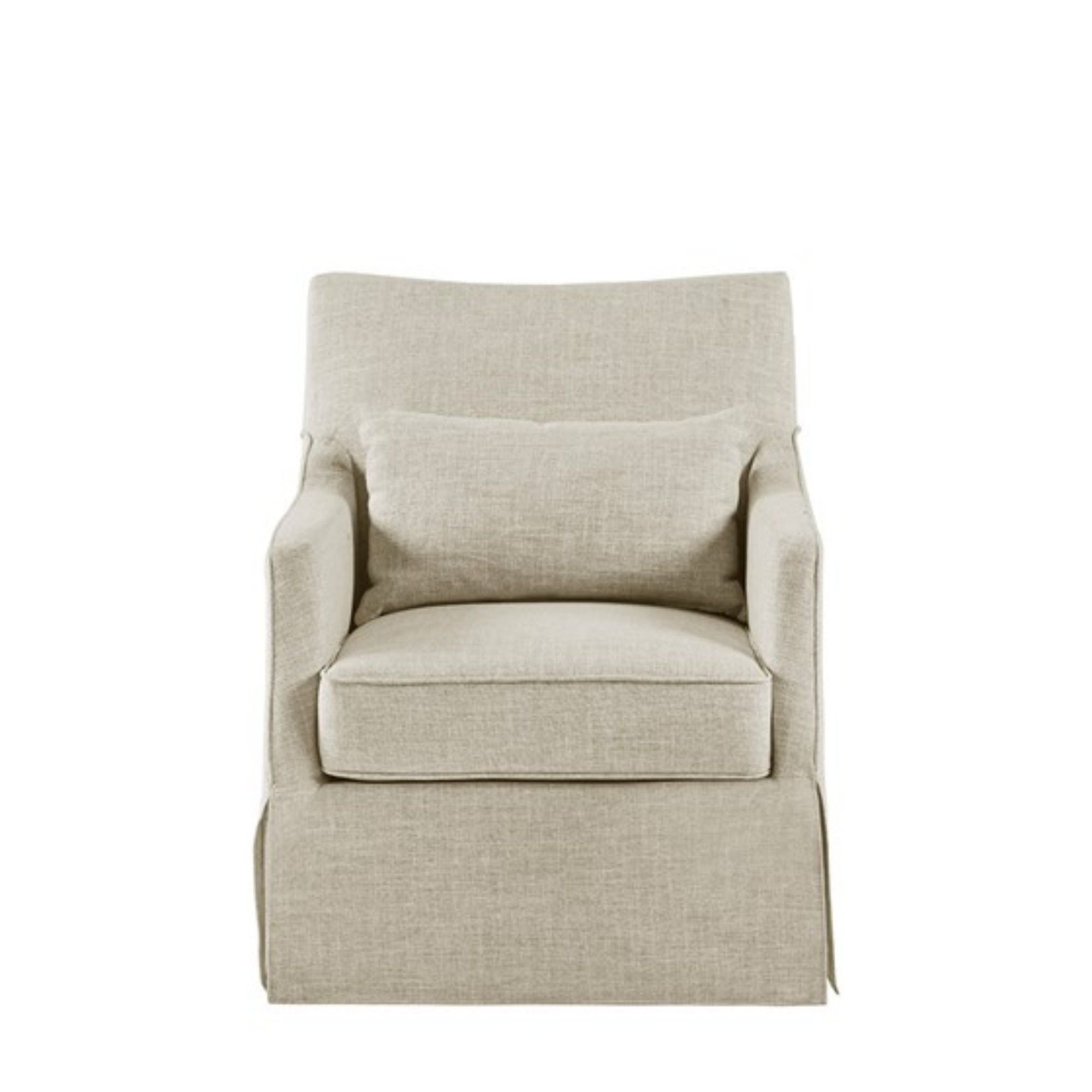 Traditional Design London Skirted Swivel Chair - Best Buy Furniture