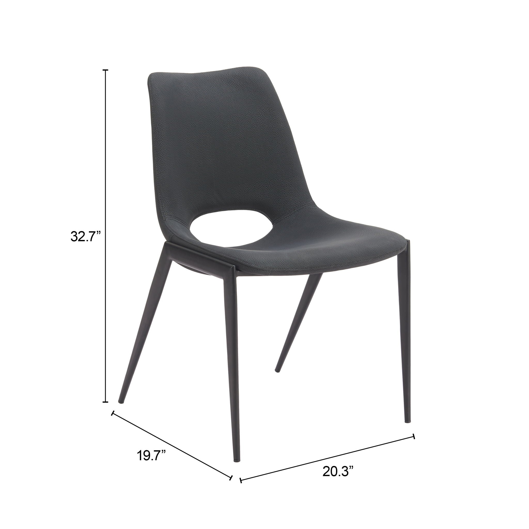 Desi - Armless Dining Chair (Set of 2)