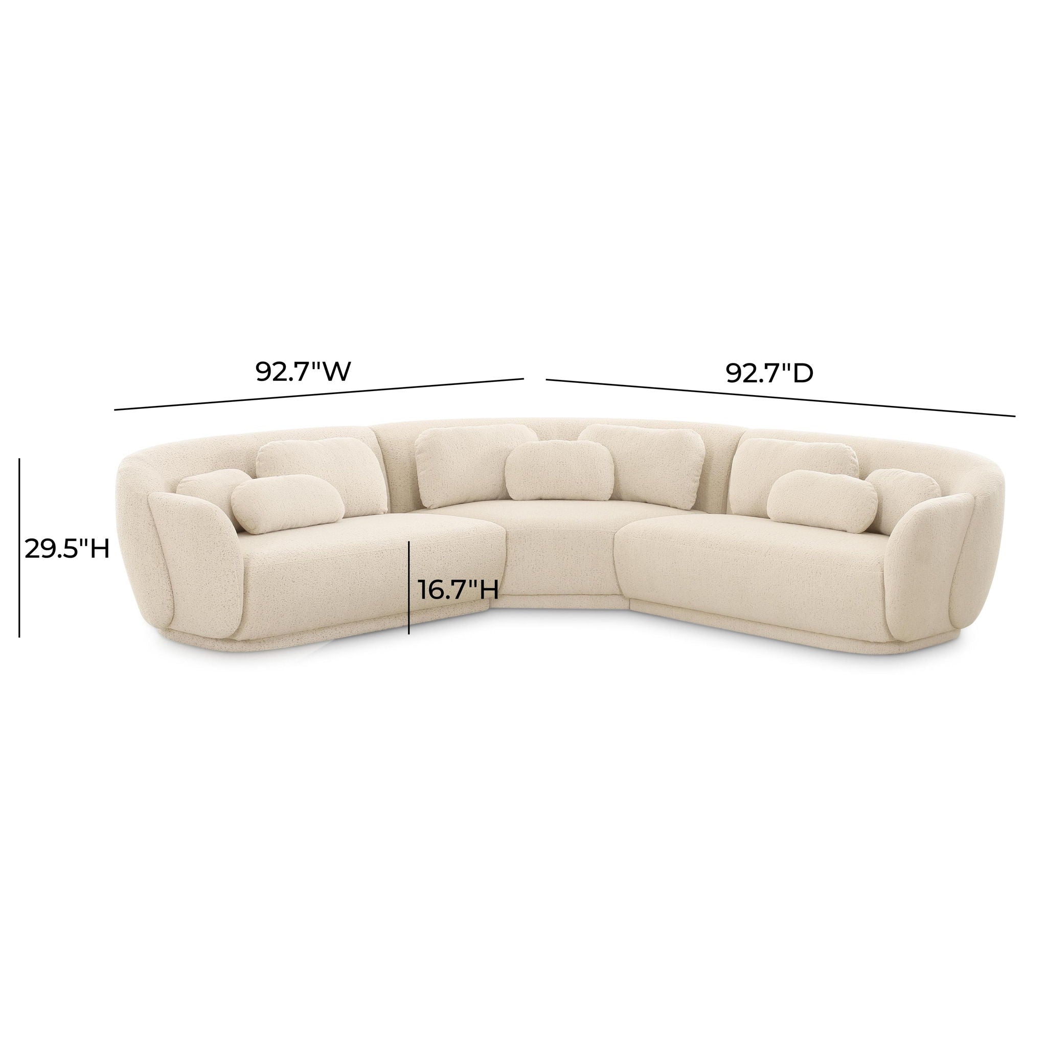 Misty - Boucle Sectional
