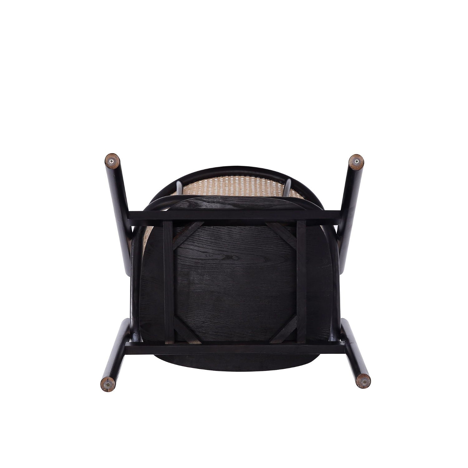 Versailles - Accent Armchair - Black / Natural