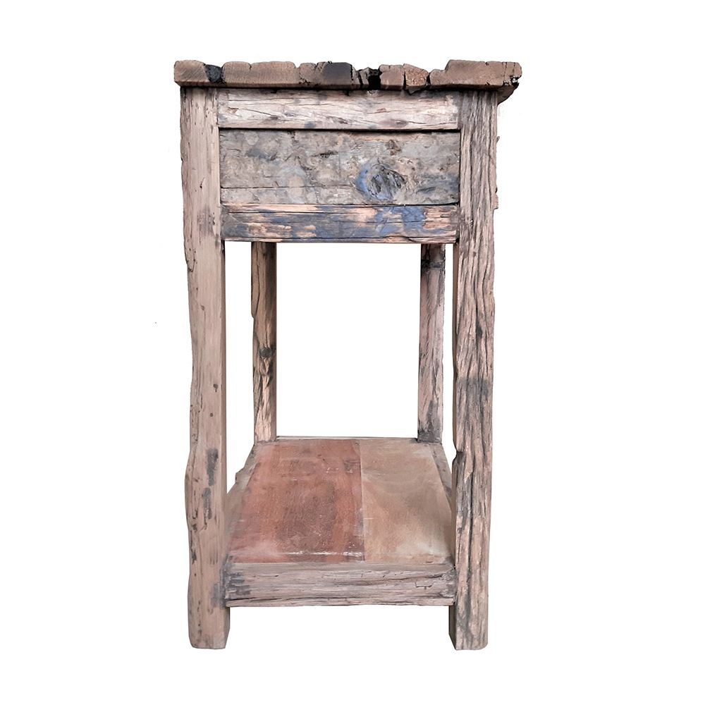 Rustic 2 Drawer Kitchen Island - Wood - Best Buy Furniture