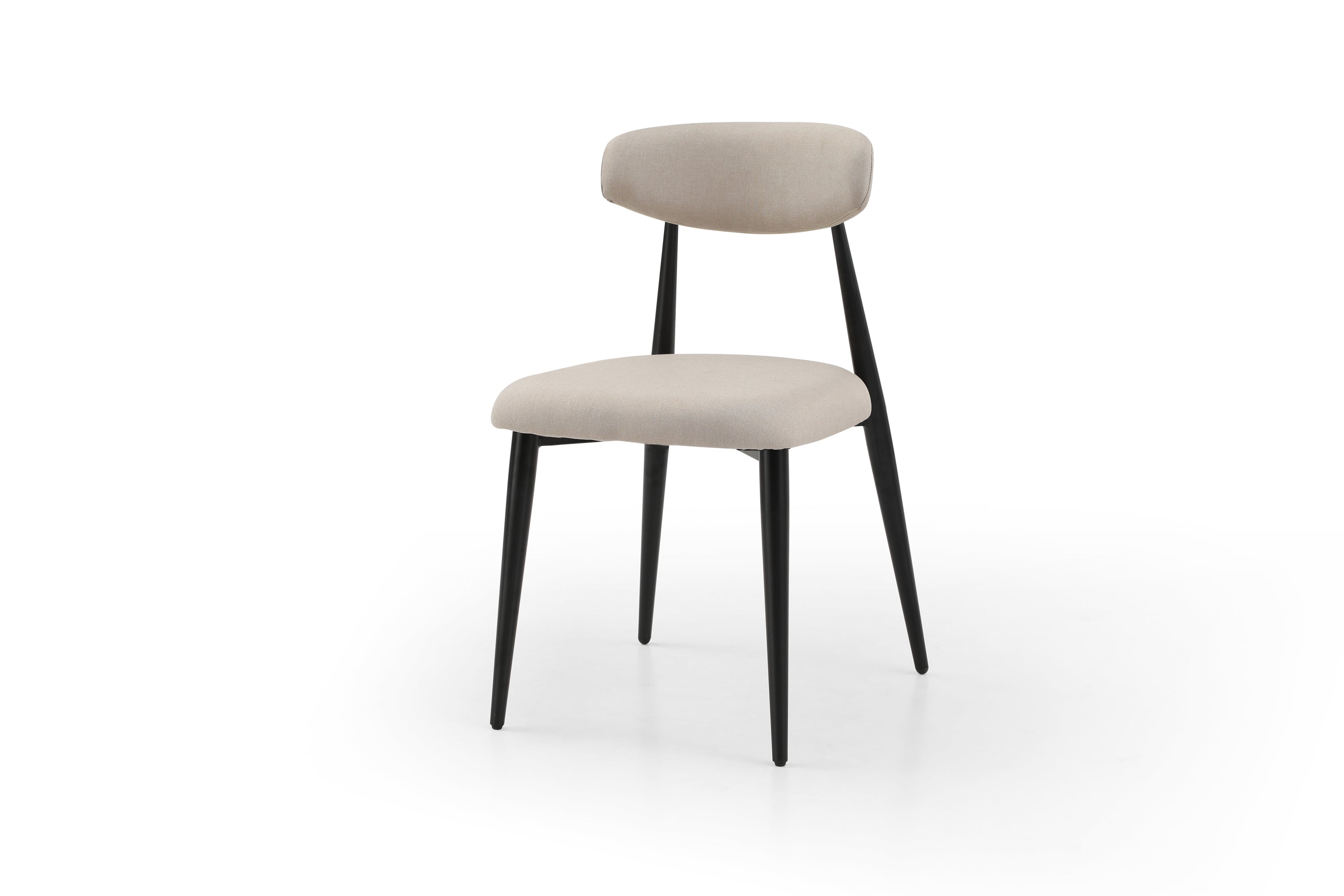 Modern Dining Chairs Set of 2 Light Grey