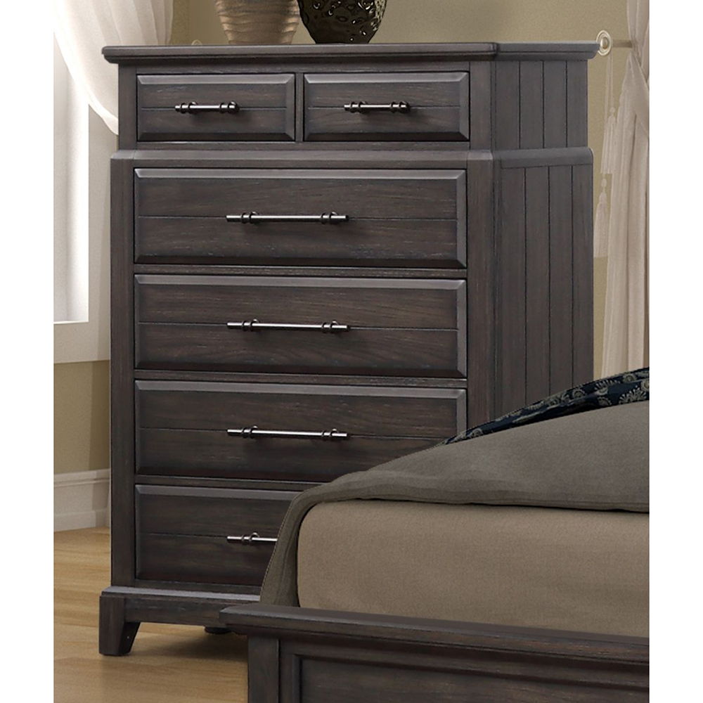 6 Drawer Dresser - Mahogany - Best Buy Furniture