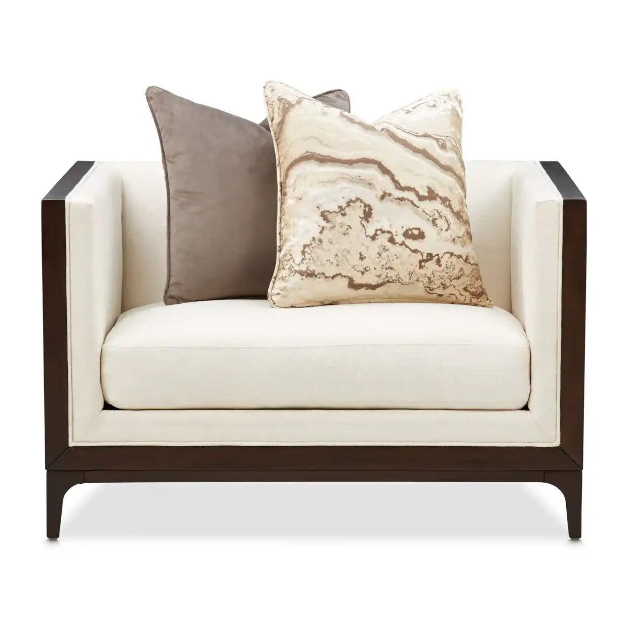Belmont Place - Matching Chair - Cream / Espresso