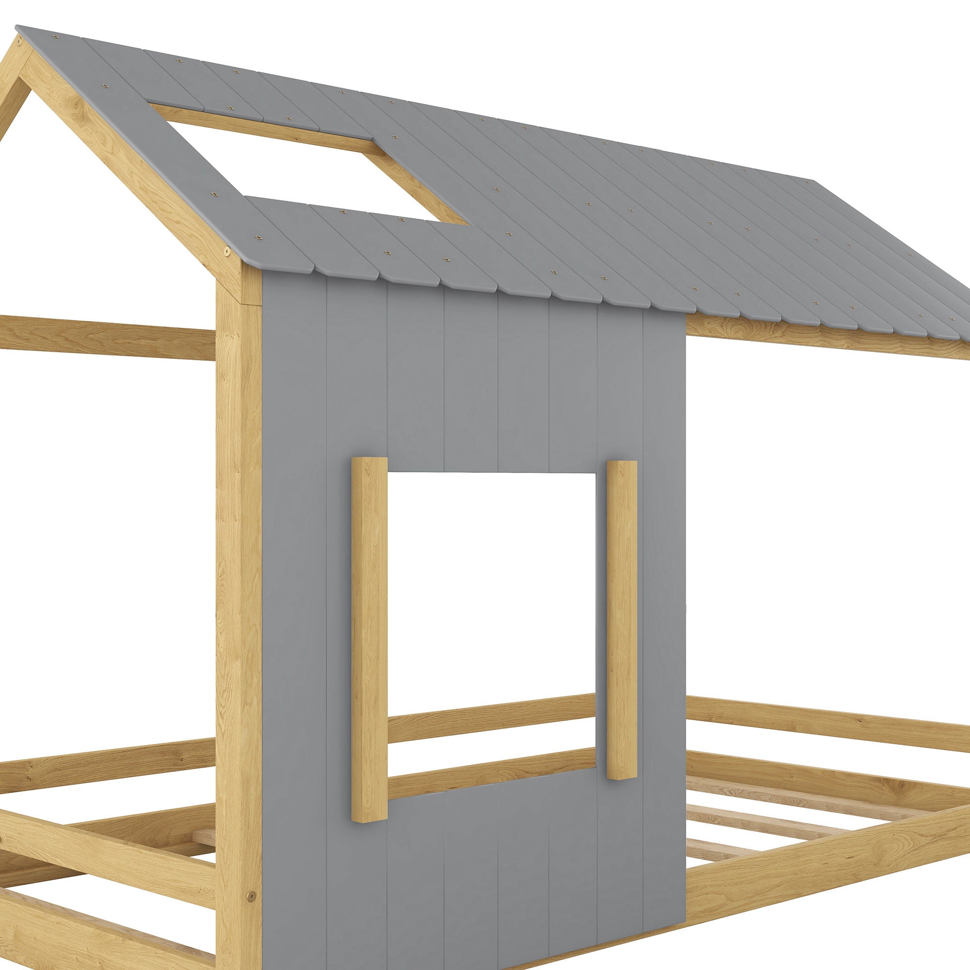 House Bed With Roof And Window