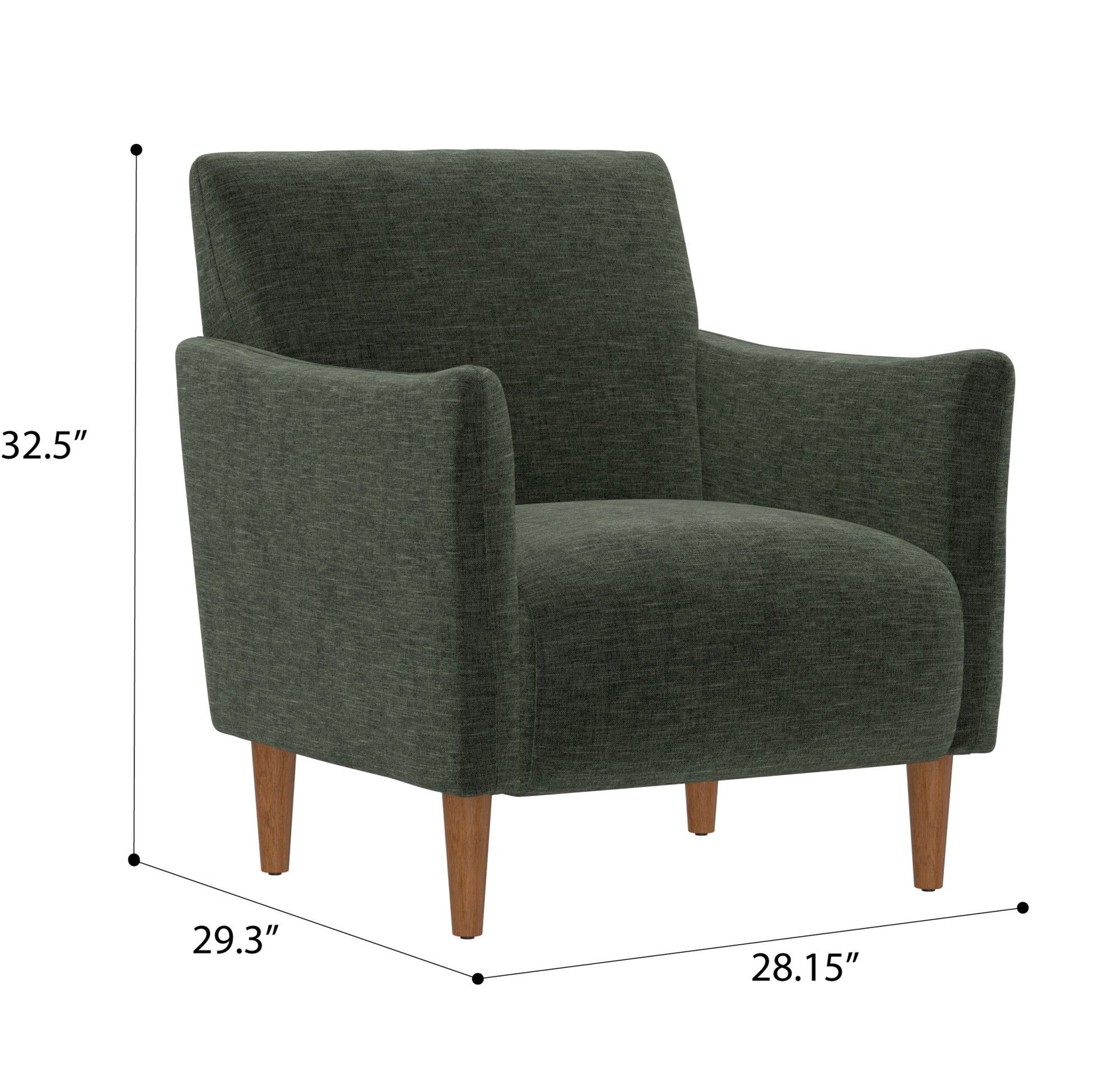 Lexi - Accent Chair - Green - Best Buy Furniture
