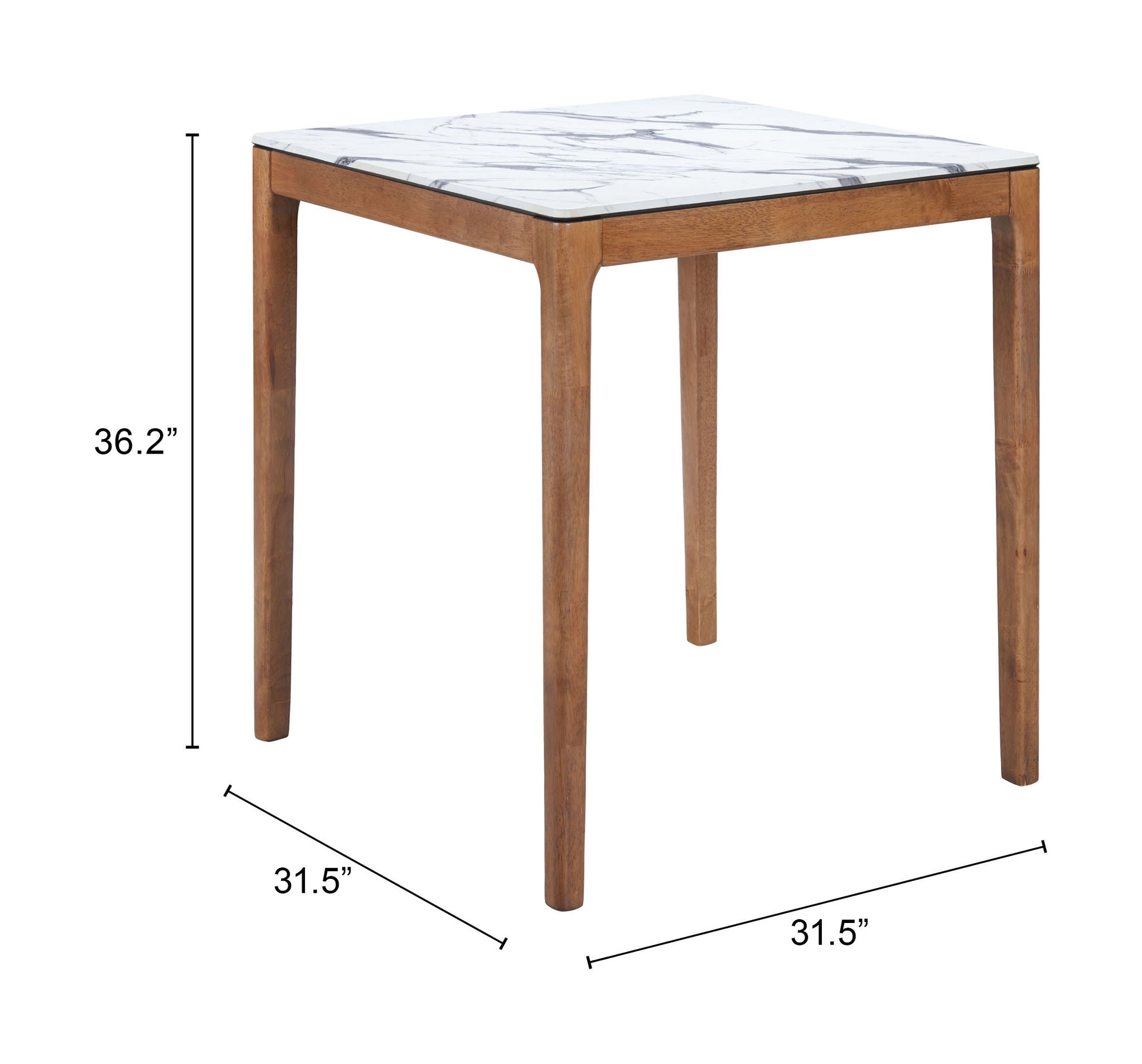 Eva - Counter Table - White