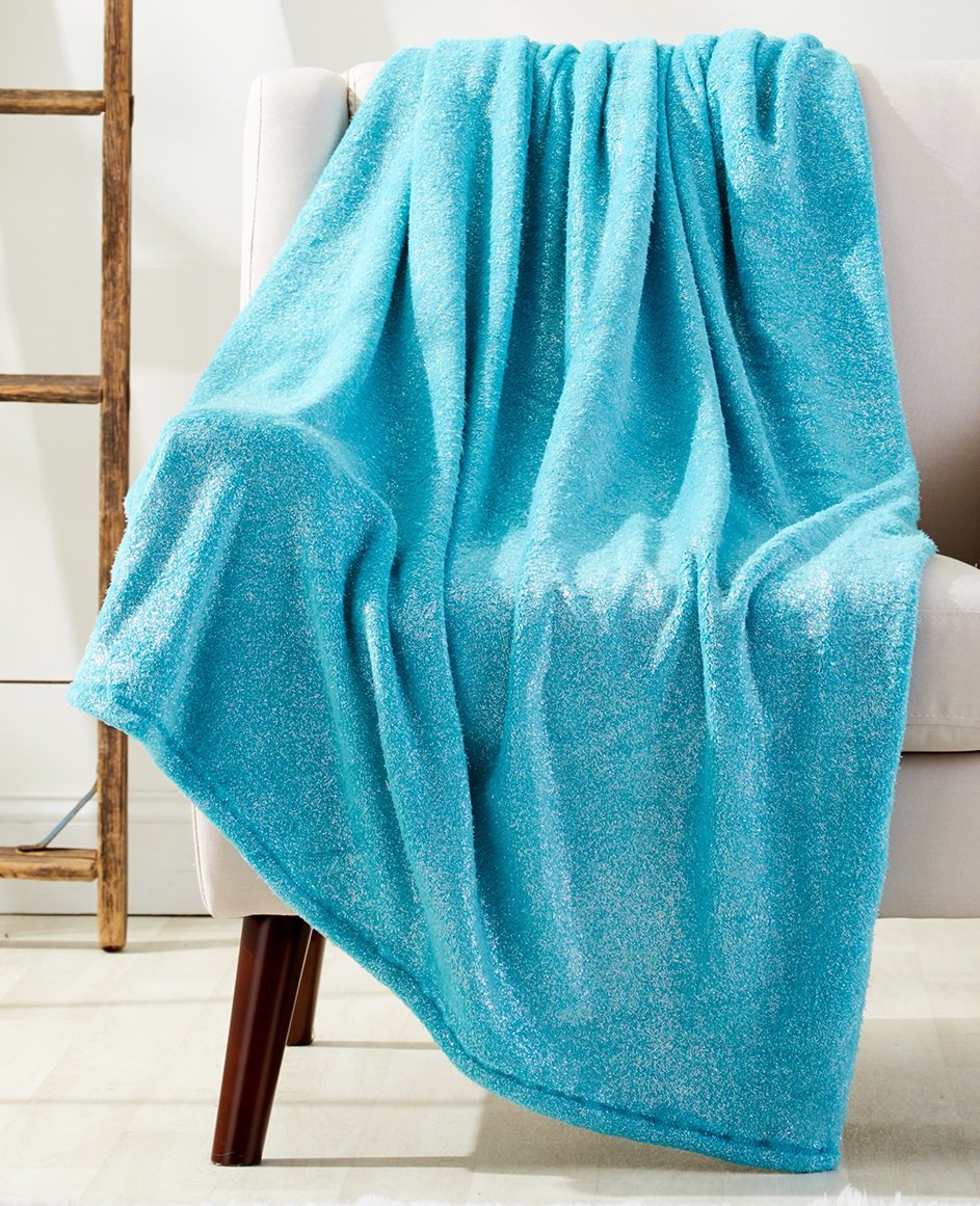 Faith, Hope, Love Home Decor Velvet Touch Metallic Sparkle Microplush Throw Blanket - Best Buy Furniture