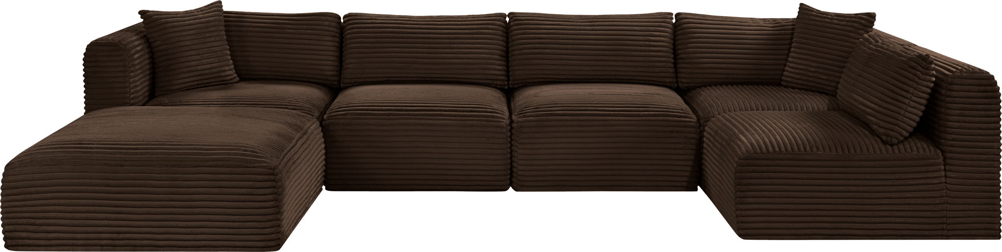 Shaggy - 6 Piece Modular U-Shaped Sectional