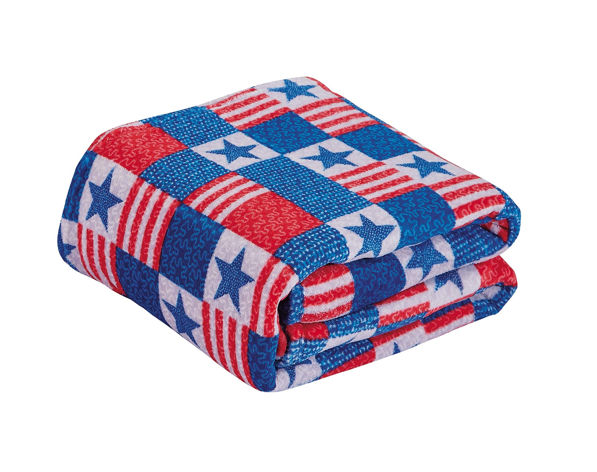 Decor&More American Pride Collection Microplush Throw Blanket (50" x 60") - Best Buy Furniture
