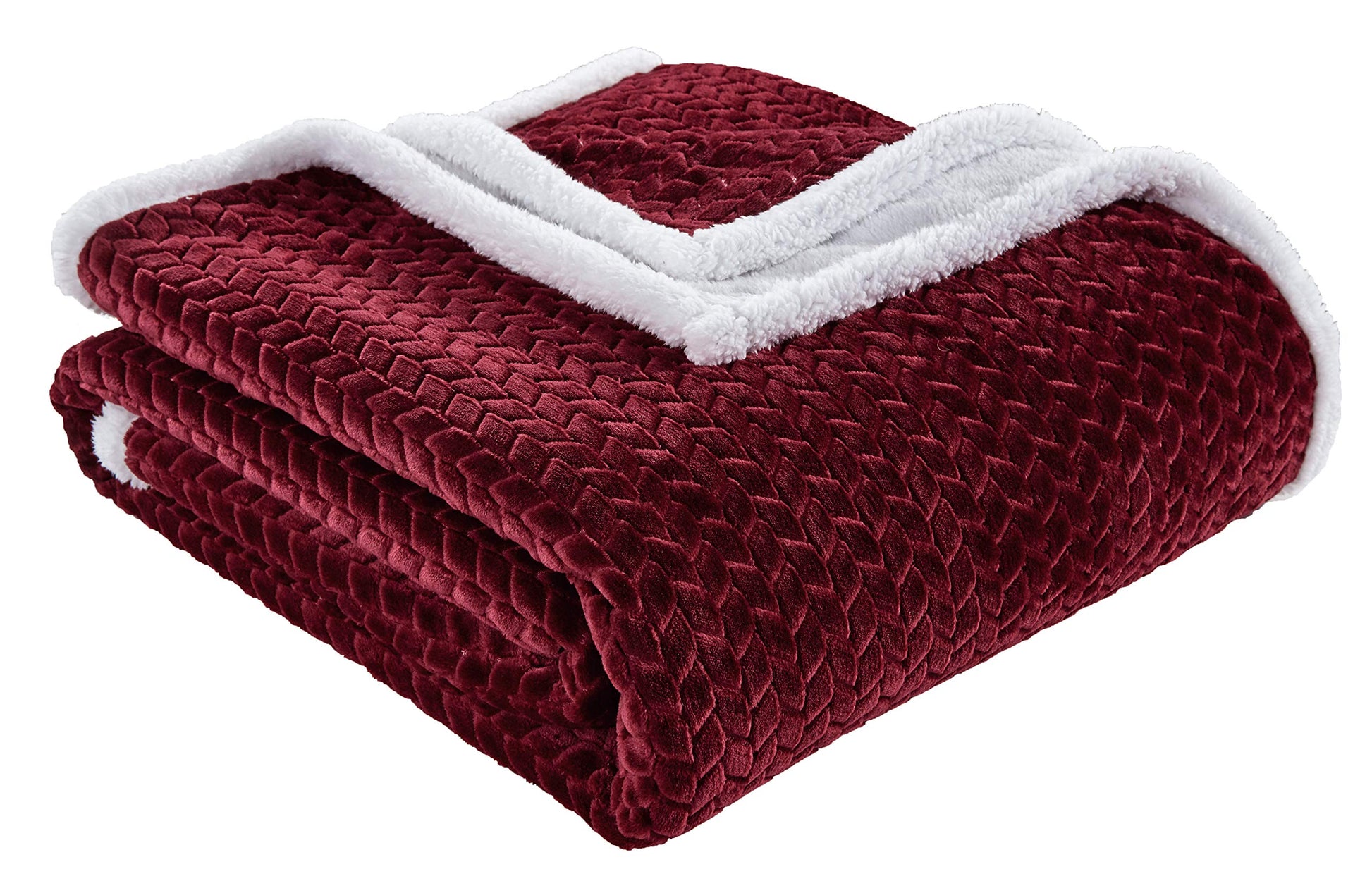 Decor&More HomeEssentials Ultra Lush Heavy Sherpa Throw Blanket (50" x 60") - Best Buy Furniture